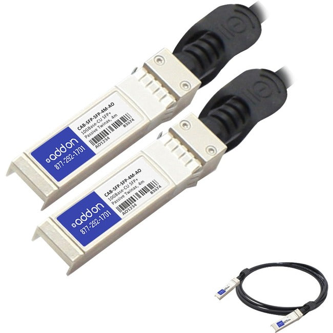 10Gbase CR SFP+ Twinax Cable 4M - High-Speed 10G Ethernet Cable for Servers, Switches, and Data Centers - Reliable Network Connectivity Solution for Business and Home Office Use