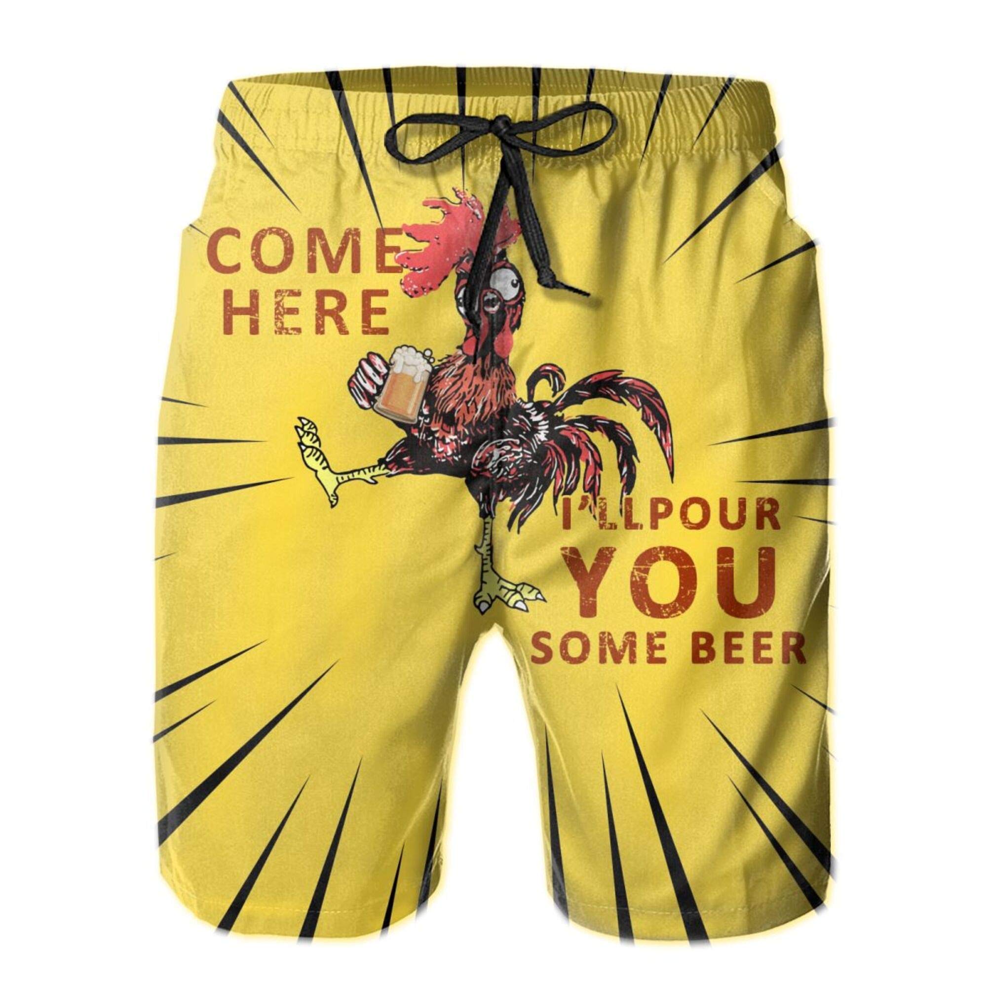 EZYES Men's Quick Dry Swim Trunks - Stop Staring at My Cock Funny Beach Shorts for Men & Boys with Mesh Lining & Pockets | Perfect for Swimming, Surfing, and Summer Vacations