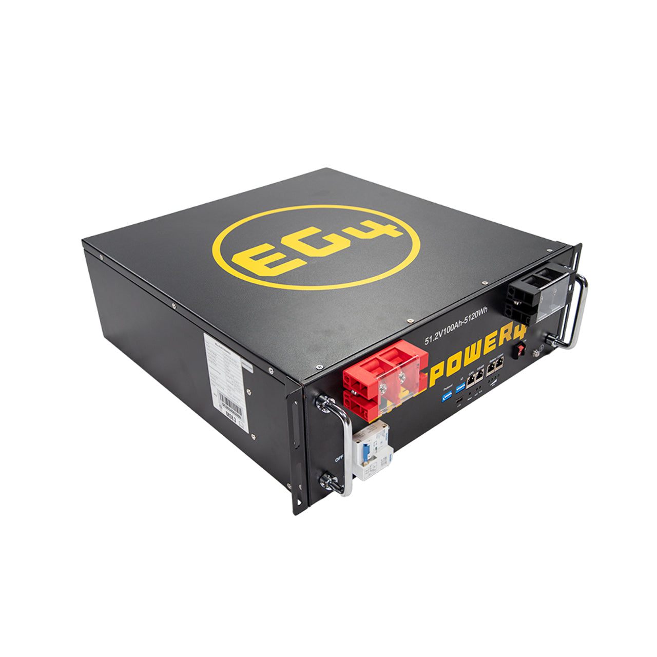 EG4 LifePower4 [V2] 48V 100AH Lithium Battery | 5.12kWh Server Rack Battery | UL Listed | Best for Solar Energy Storage, Home Backup Power & Off-Grid Applications