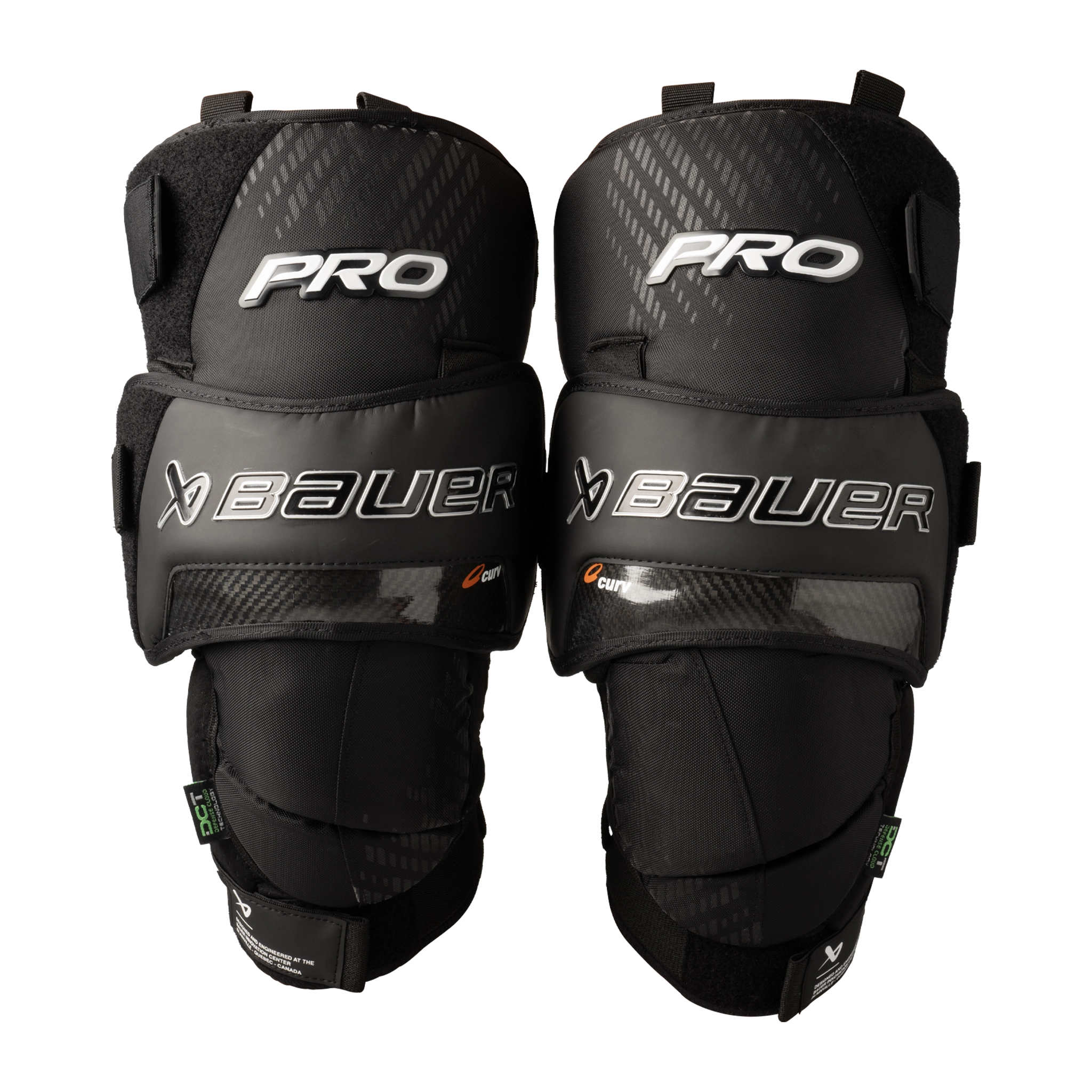 Bauer Pro Senior Knee Guards - Hockey & Ice Skating Protective Gear for Men & Women - Perfect for Hockey Players, Goalies & Ice Skaters