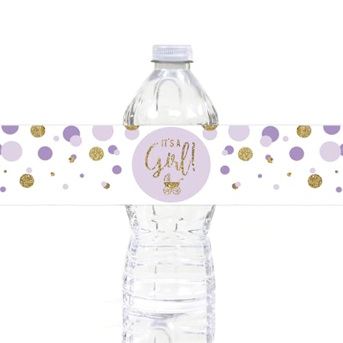 Labels Water Bottle