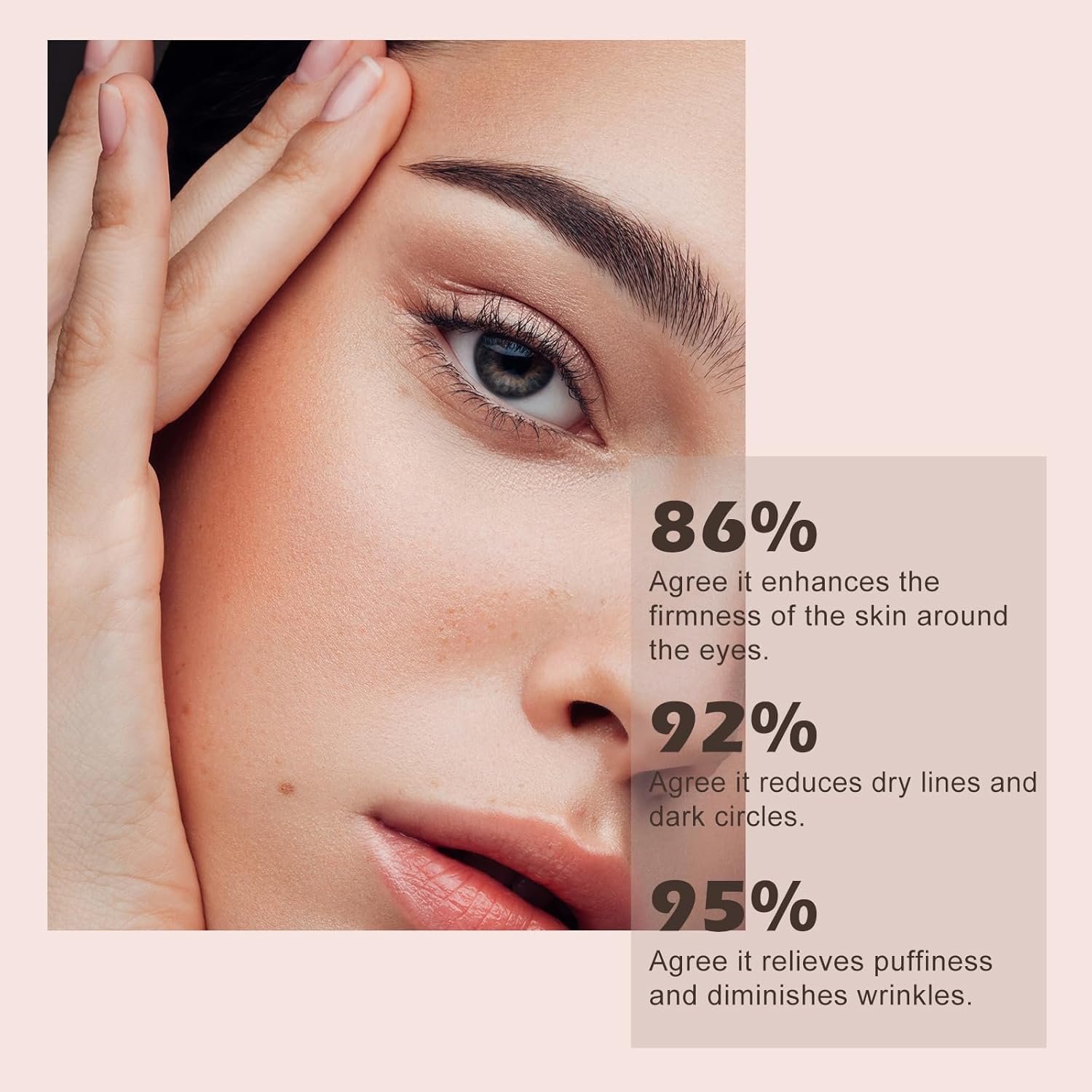 Instant Eye Tightening Cream - 60ml (2 fl. oz) for Dark Circles, Puffiness & Wrinkles | Anti-Aging Eye Treatment with Hydration & Moisture Lock | Perfect for Morning Routine & Night Care