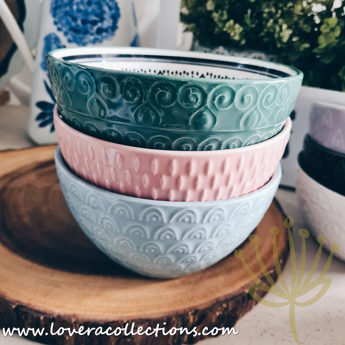 Bohemian Embossed Dinnerware Set - 50% Off + Buy 1 Get 1 Free - Perfect for Boho Chic Dining, Wedding Registry & Home Decor