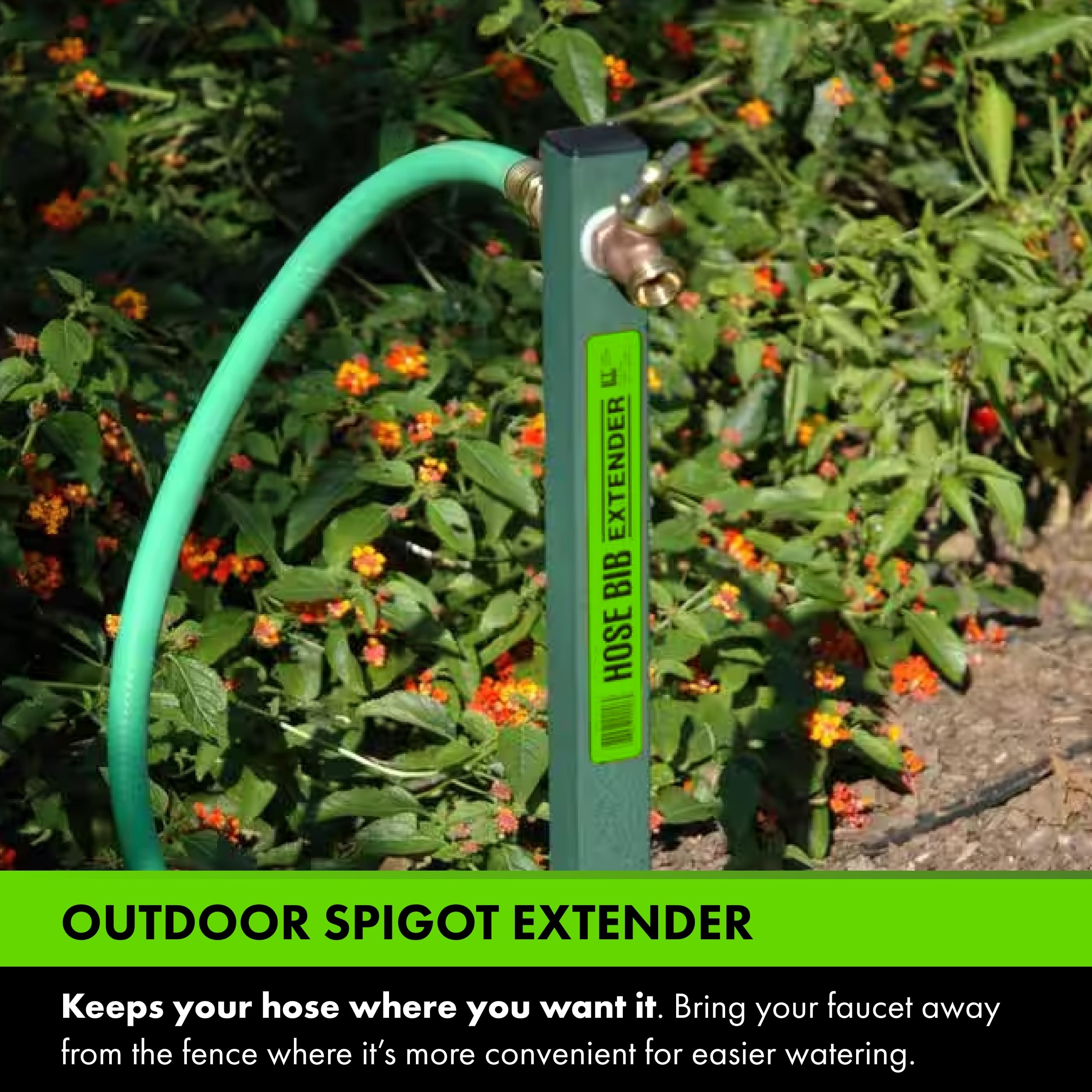 Yard Butler Hose Bib Extender - Easy to Install Garden Faucet Extension Tool for Lawn & Plant Watering | Perfect for Outdoor Gardening, Yard Maintenance & Sprinkler Systems