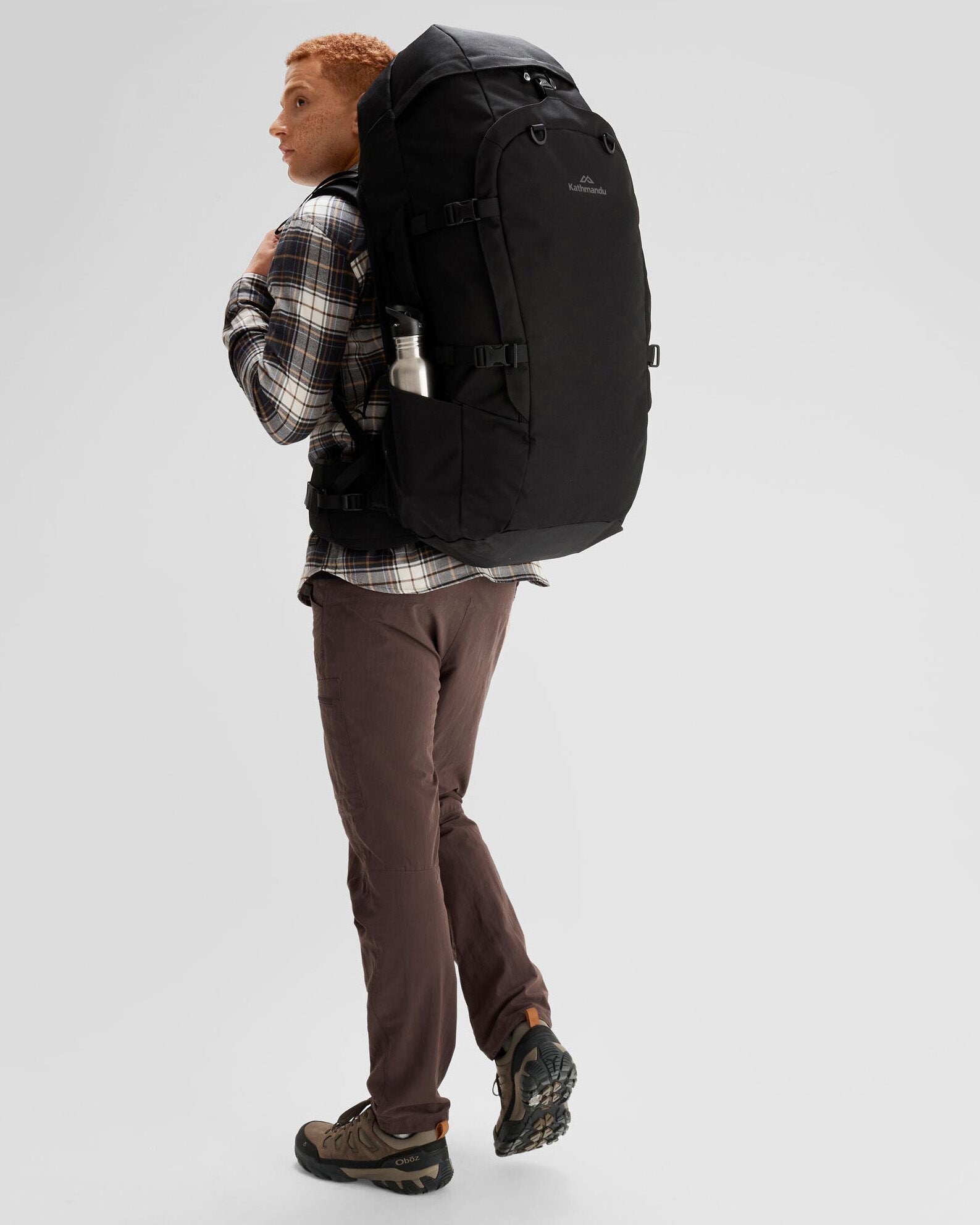 Entrada Pack v3 65L Backpack - Durable Black Stingray Material for Hiking, Camping & Travel | Waterproof & Lightweight Outdoor Gear