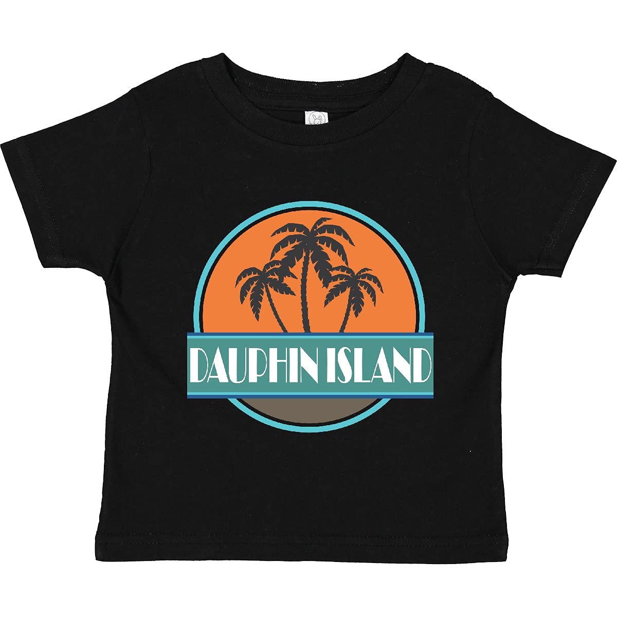 Inktastic Dauphin Island Alabama Vacation Toddler T-Shirt - Cute Graphic Tee for Boys & Girls - Soft Cotton Toddler Shirt for Beach Trips & Family Vacations