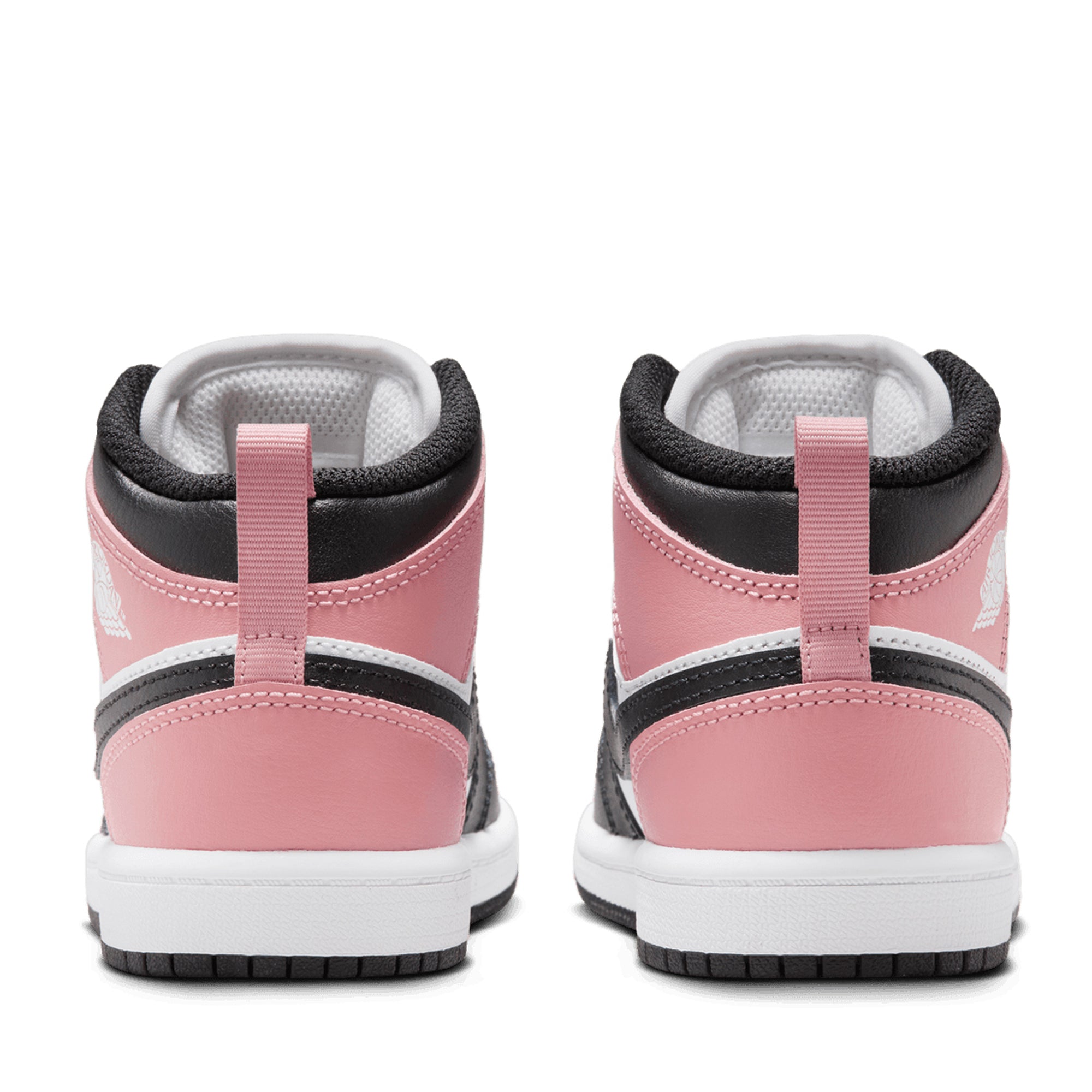 Jordan 1 Mid PS Sneakers - White/Rust Pink Basketball Shoes for Men & Women - Perfect for Casual Wear, Street Style & Sports