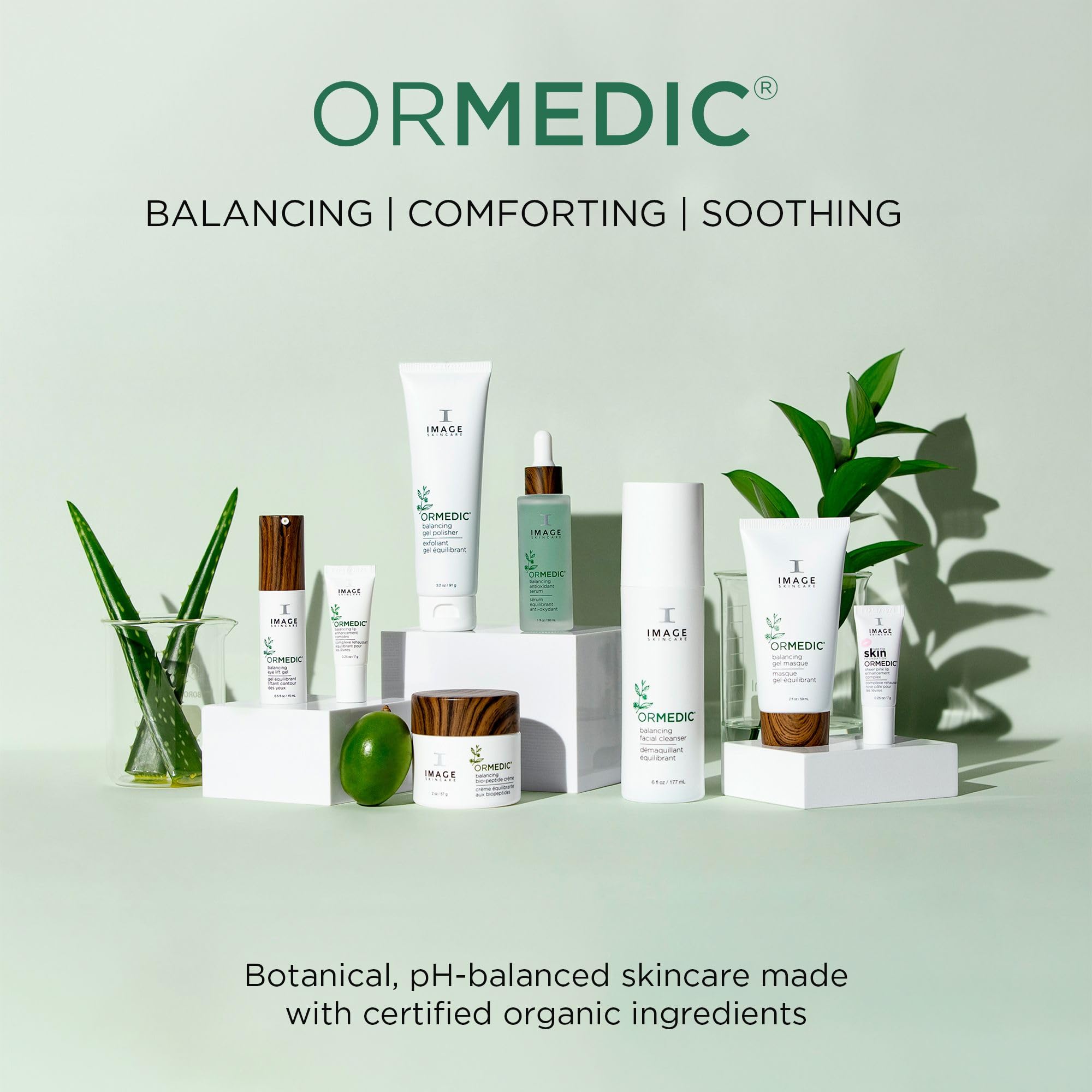 IMAGE Skincare Ormedic pH Balancing Facial Cleanser - Gentle Foaming Face Wash with Aloe Vera for Hydration | Perfect for Sensitive & Dry Skin Care Routine