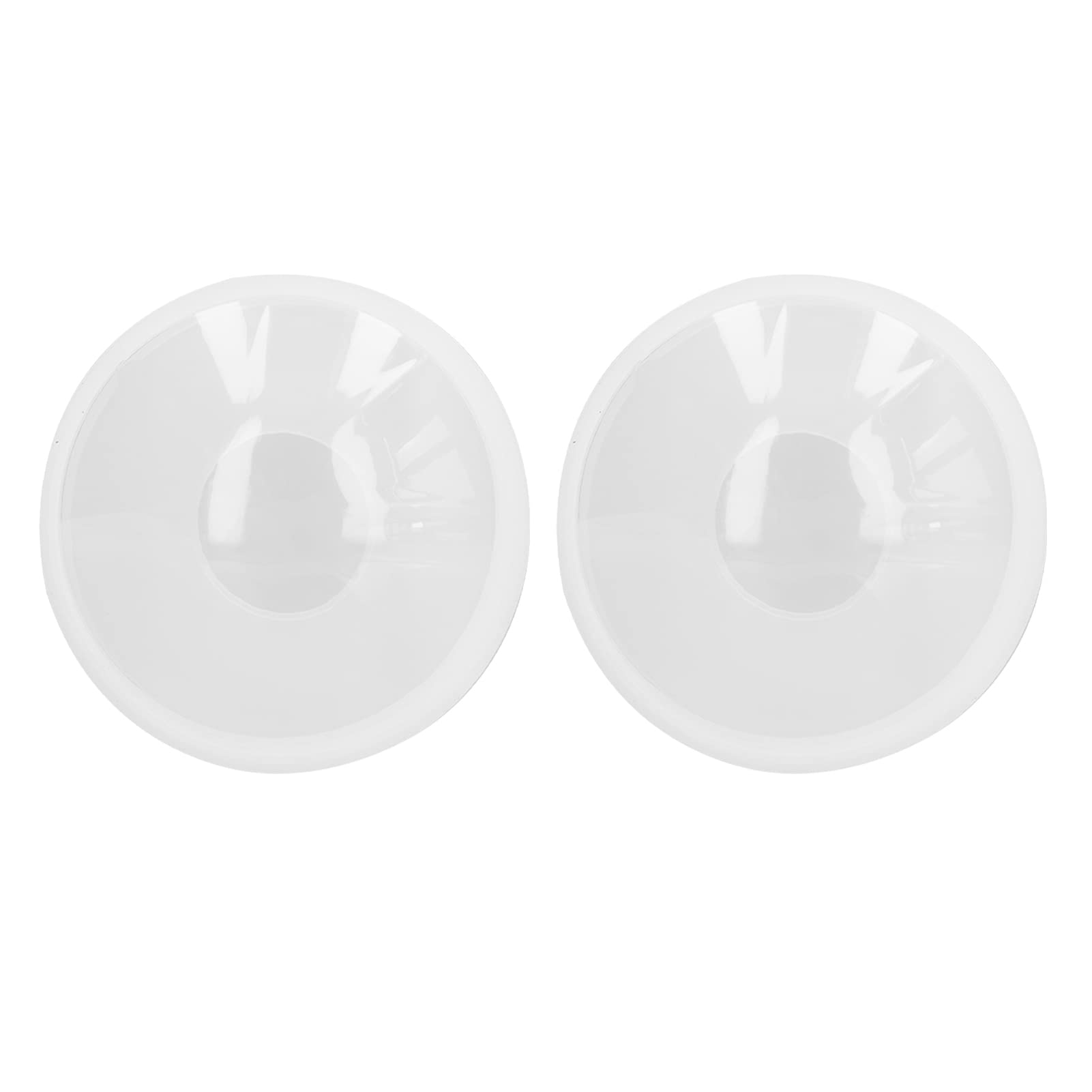 2 Pcs Wearable Breast Milk Collector - Reusable Food Grade Silicone Nursing Cups with Good Ventilation, Breast Shell & Manual Pump for Comfortable Breastfeeding at Home or Work