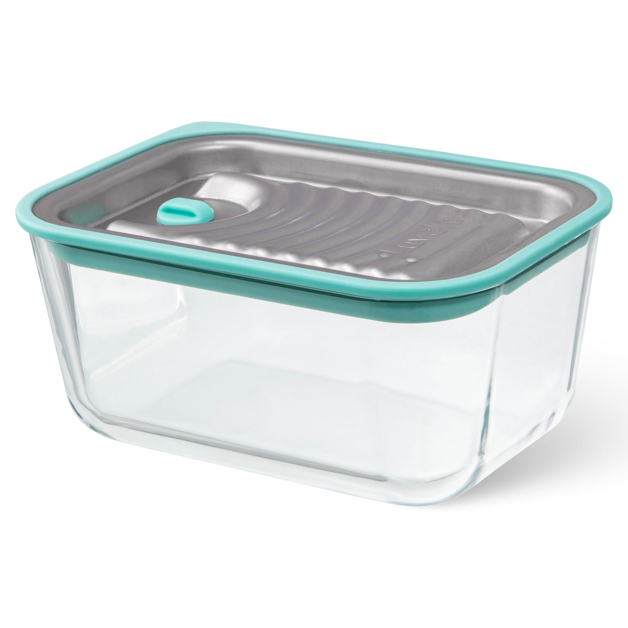 LUVELE Fresh Vacuum Sealed Food Storage Container Set - 3-Piece 750ml BPA-Free Airtight Kitchen Containers for Meal Prep, Leftovers & Pantry Organization