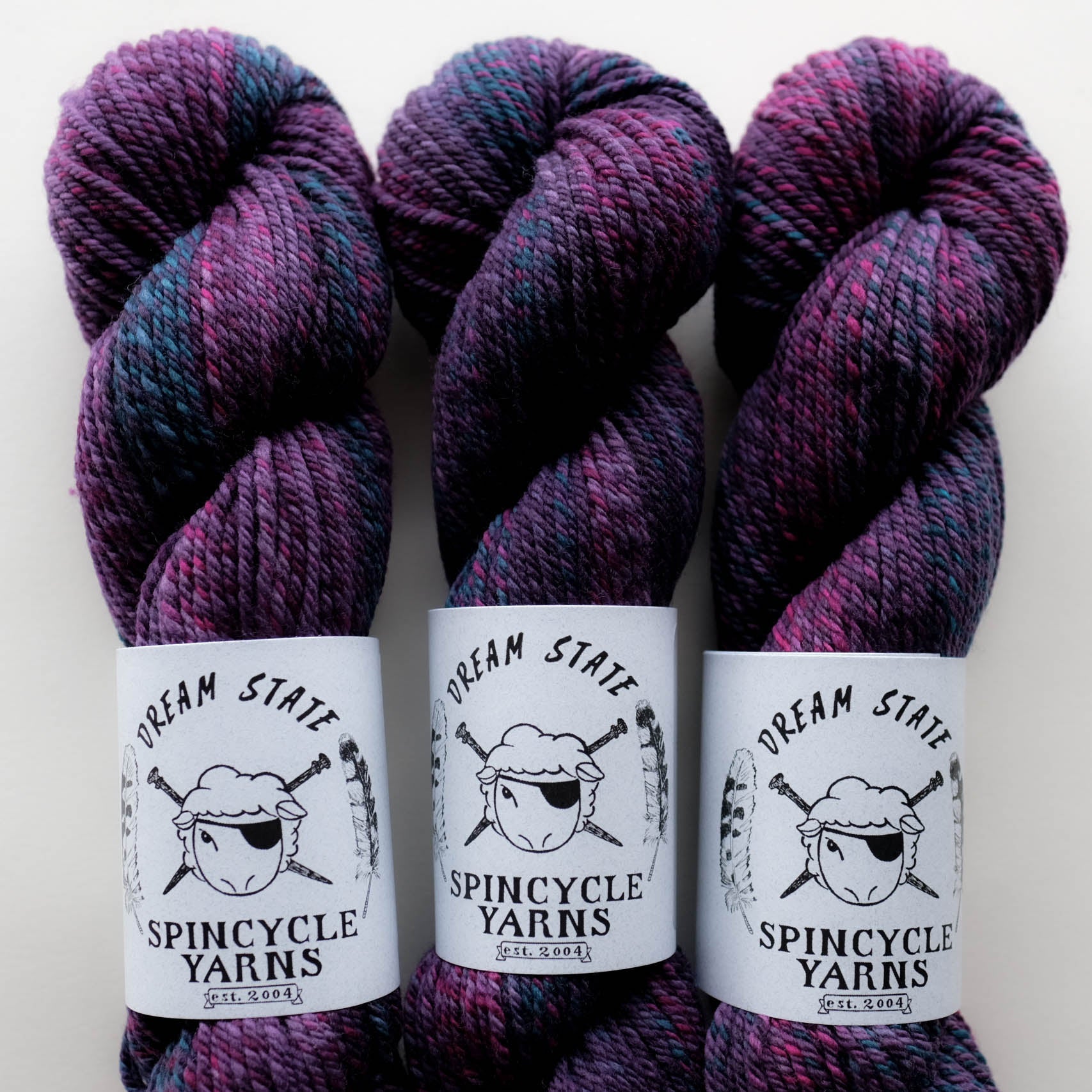 Spincycle Yarns Dream State - Premium Hand-Dyed Yarn for Knitting & Crocheting - Perfect for Scarves, Hats, and Sweaters - Soft & Vibrant Colors for DIY Craft Projects