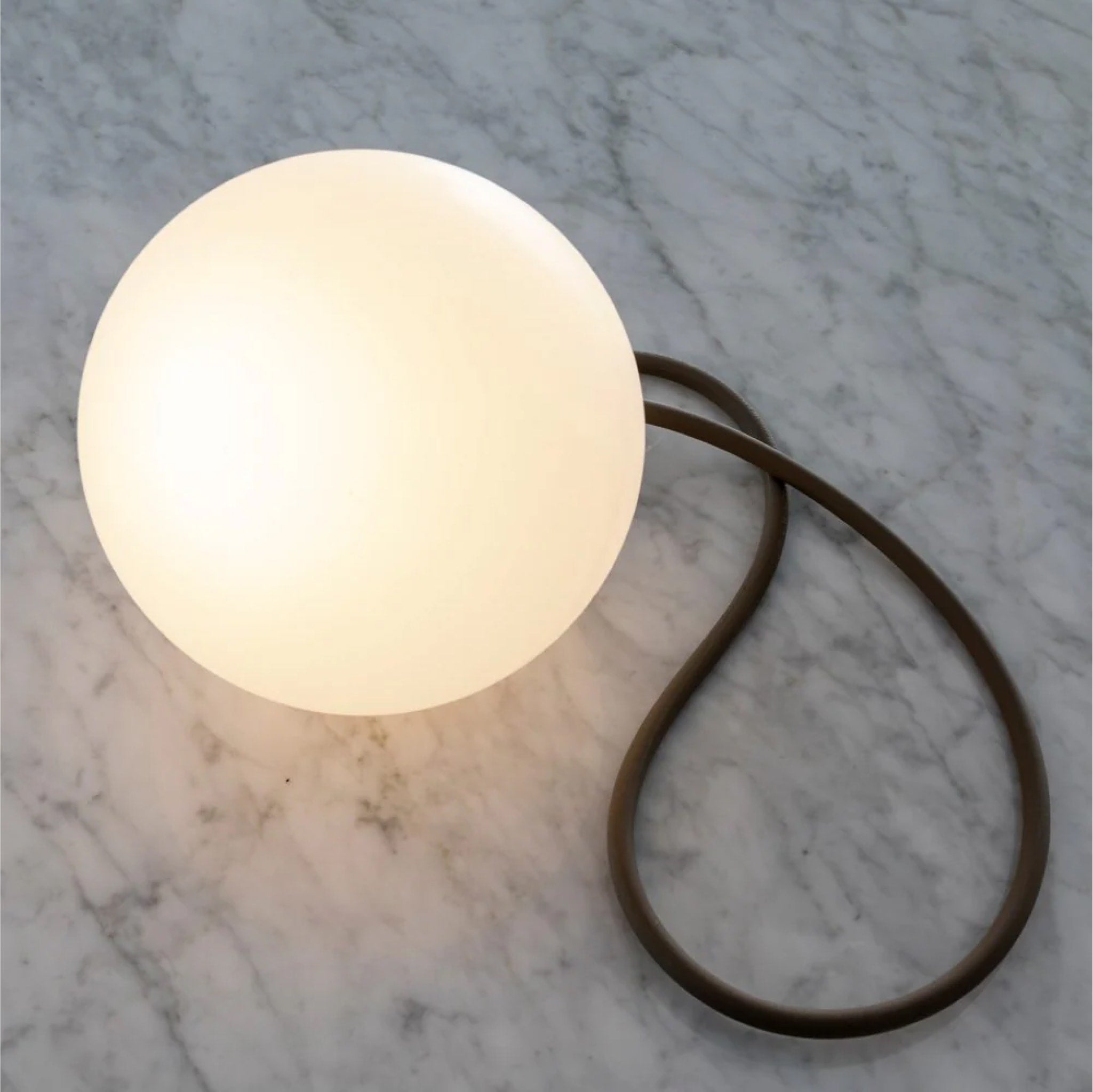 FATBOY Bolleke Lamp in Taupe - Modern Indoor/Outdoor LED Lighting for Living Room, Bedroom, or Patio