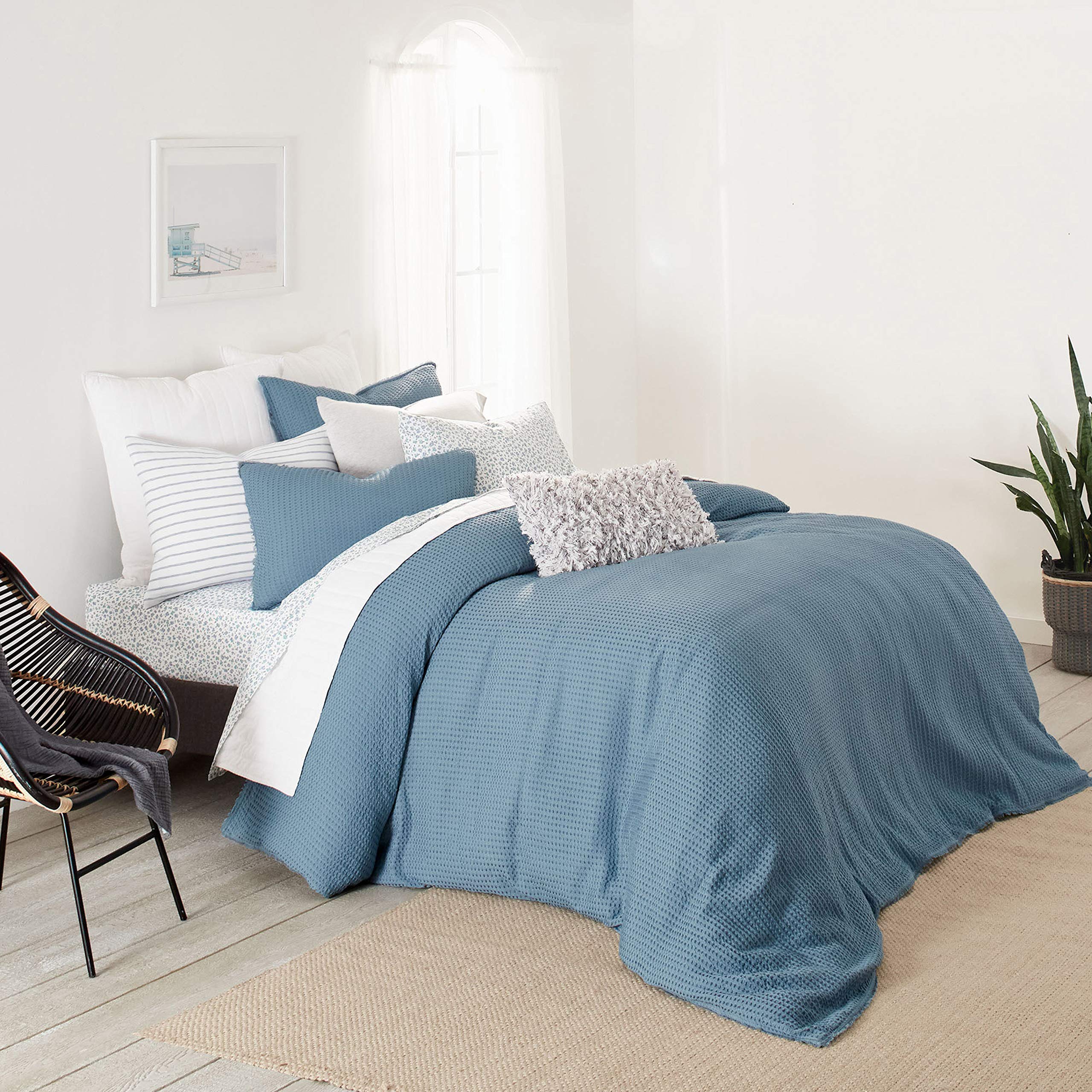 Topanga Comforter Set Twin Size - Soft & Cozy Teal Bedding Set for Bedroom - Perfect for Kids, Teens & Guest Rooms