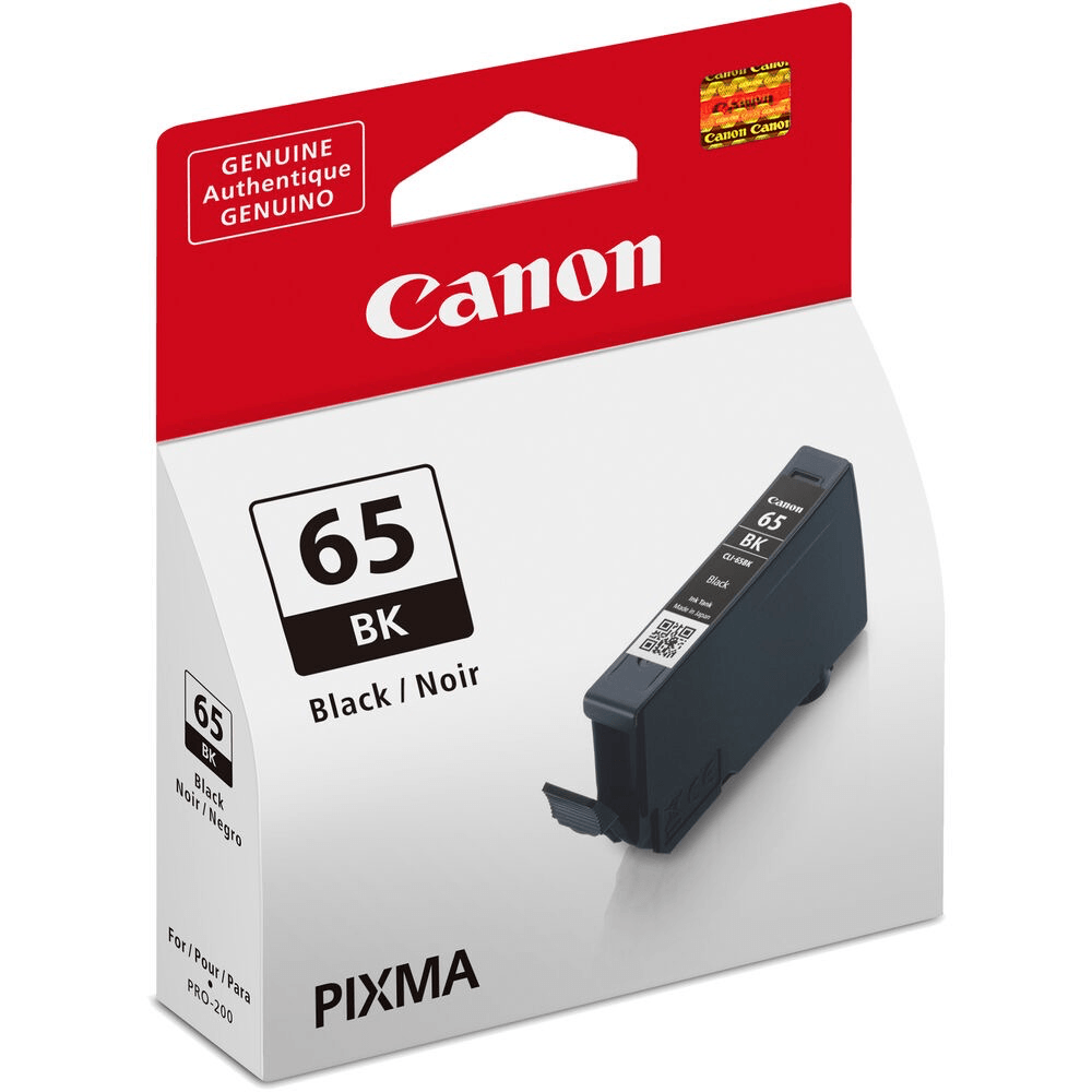 Canon CLI-65 Black Ink Cartridge - High-Quality Replacement for Canon Printers | Perfect for Home, Office & Photo Printing