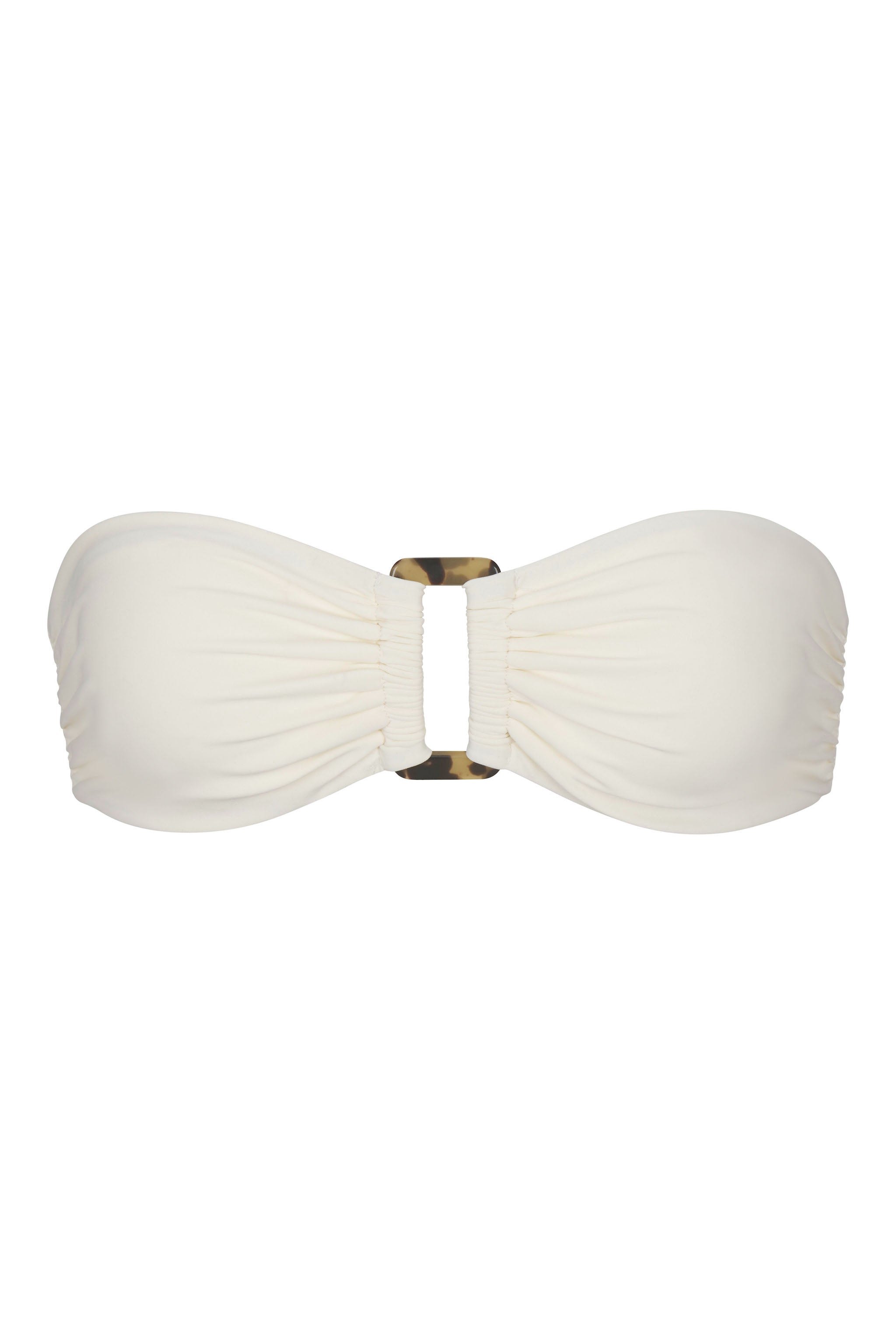 Tortoise Bandeau Bikini Top - Adjustable Strapless Swimwear for Women | Perfect for Beach, Pool & Summer Vacations