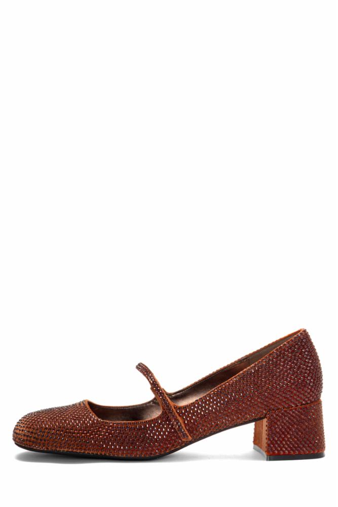 Jeffrey Campbell Women's Regal Orange M Suede Ankle Boots - Fashionable Chunky Heel Shoes for Casual Outfits & Night Out