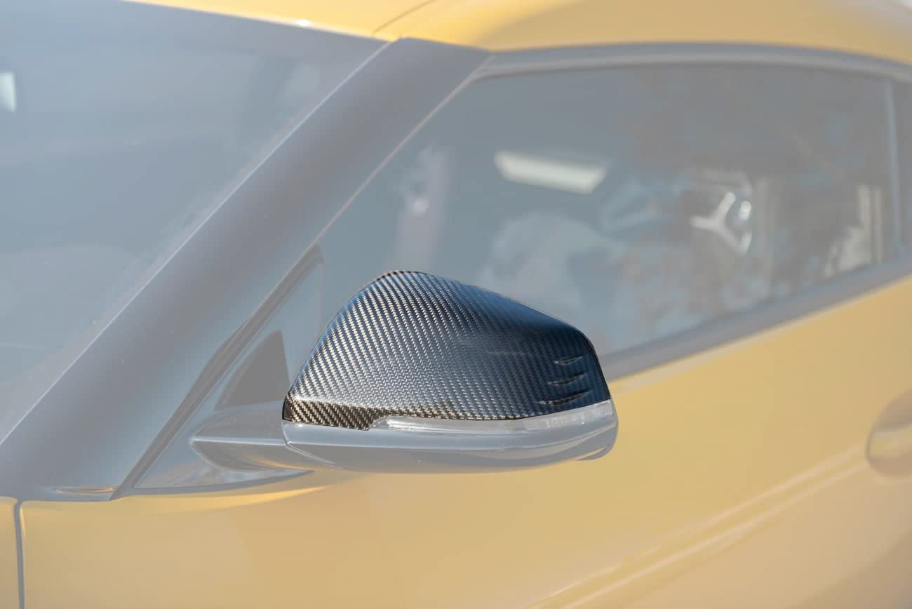 2020-2023 Toyota Supra JDM Style Carbon Fiber Side Mirror Covers - Replacement Pair for Enhanced Style & Protection | Perfect for Car Enthusiasts & Custom Builds