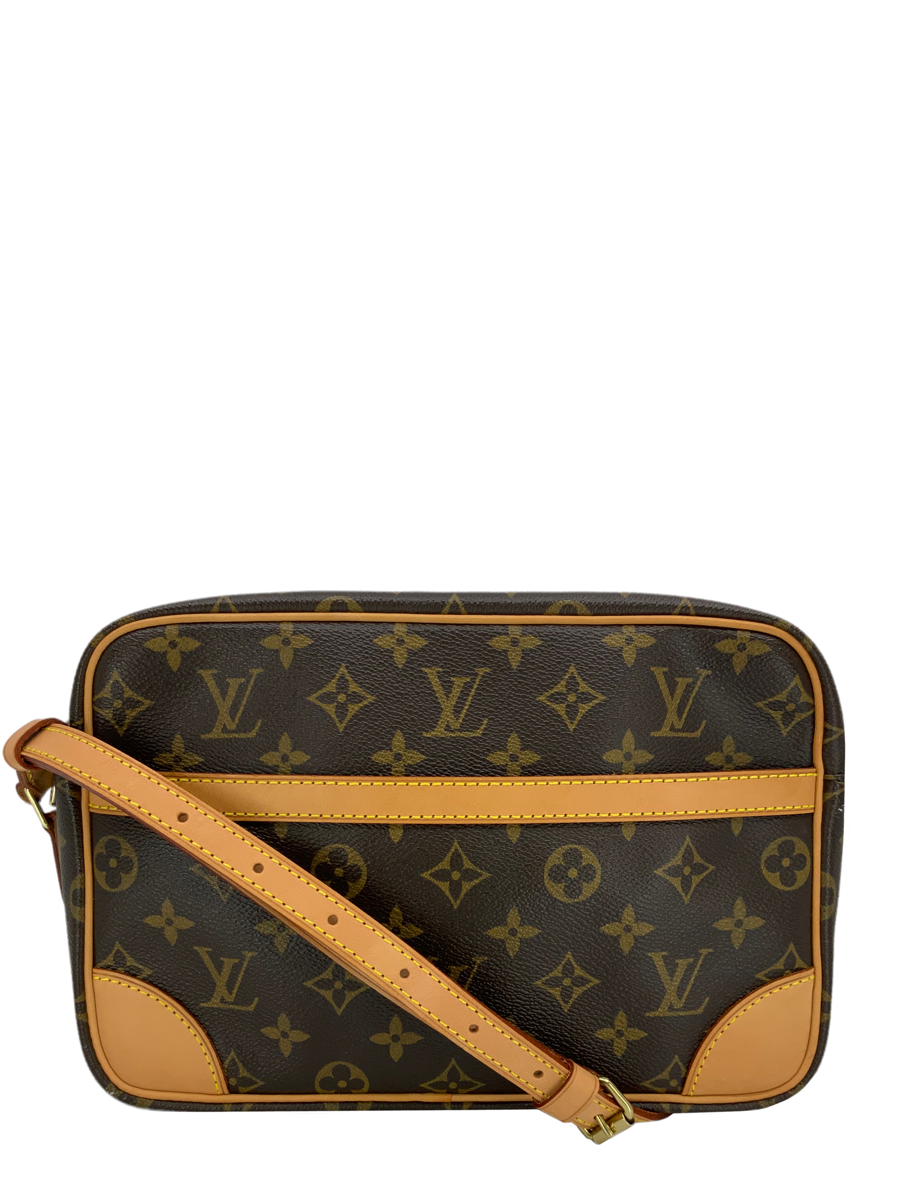 Authentic Louis Vuitton Monogram Canvas Trocadero 27 Crossbody Bag - Luxury Handbag for Women, Perfect for Work, Travel & Everyday Use