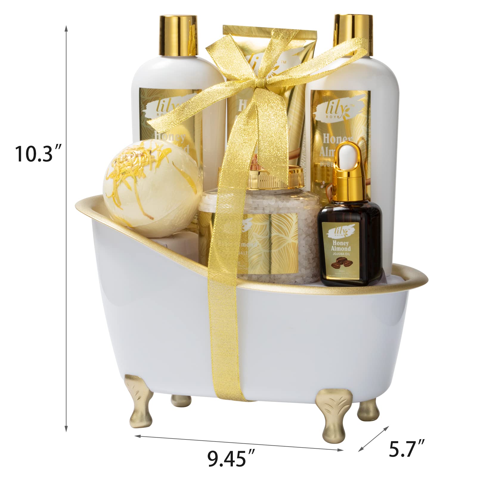 Luxury Spa Gift Set for Women - Bath & Body Care Kit with Essential Oils, Bath Bombs & Moisturizers - Perfect Valentine's Day, Mother's Day, Birthday & Christmas Gifts - Relaxing Home Spa Experience for Self-Care & Pampering