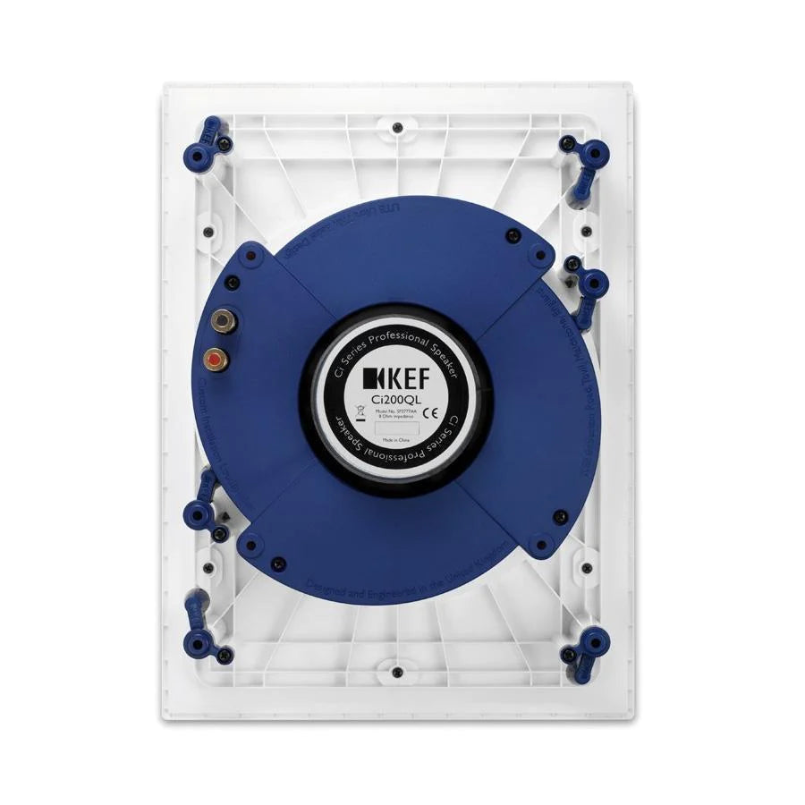 KEF Ci200QL 8-Inch In-Wall Speaker - High Performance Home Audio System for Living Room, Home Theater & Surround Sound