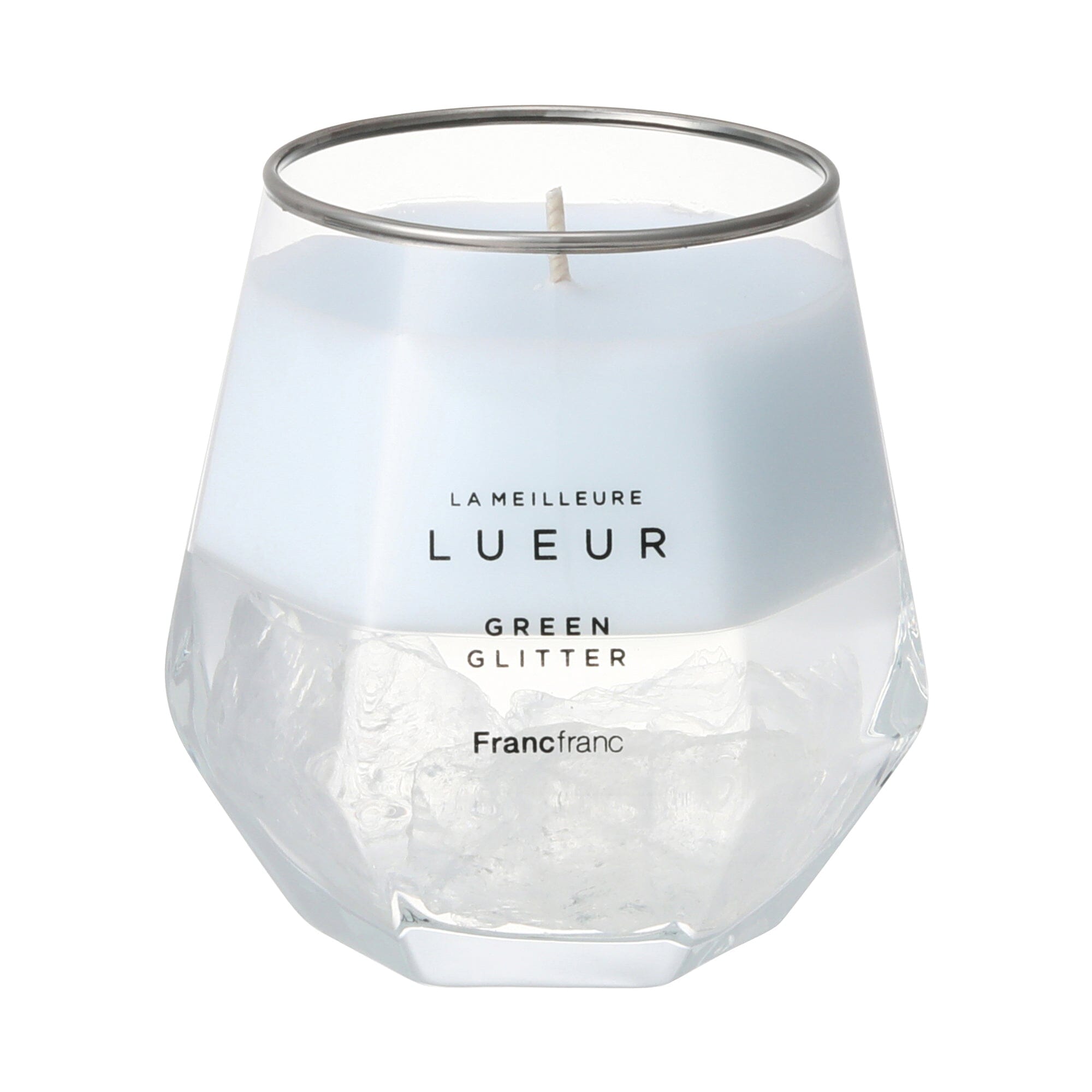 Lueur Silver Scented Candles for Home Decor - Relaxing Aromatherapy Candles for Bedroom, Bathroom & Living Room