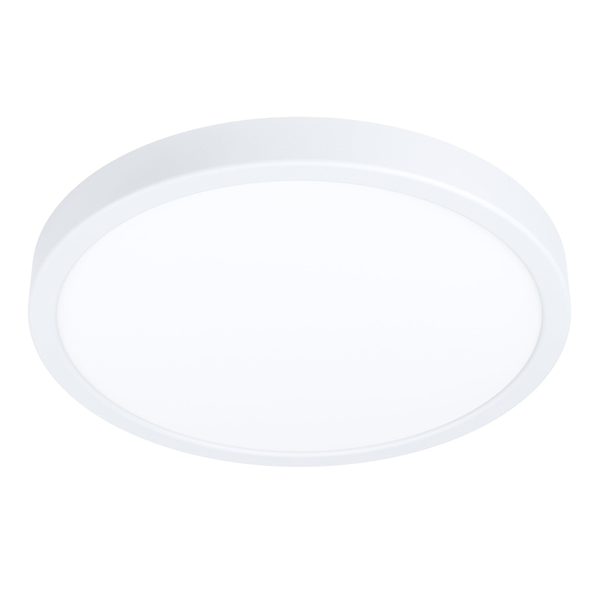 Eglo Fueva 5-LED White Flush Mount Ceiling Light Fixture 28.5cm - Perfect for Bedroom, Kitchen & Hallway Lighting