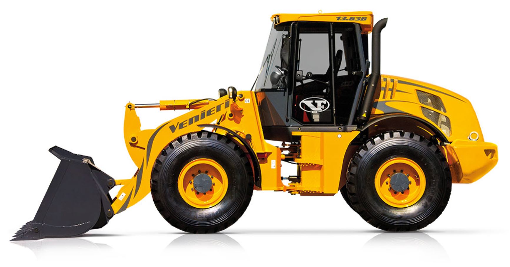 Venieri 13.63C Wheel Loader - Heavy Duty Construction Equipment for Excavation, Loading & Material Handling | Perfect for Construction Sites, Landscaping & Farm Use