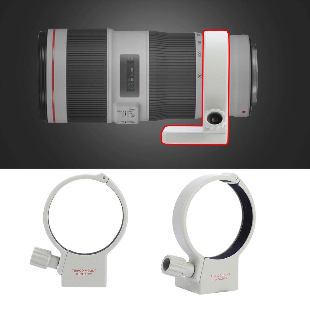 Professional Metal Lens Tripod Mount Ring Collar - Compatible with Canon 70-200mm f/4L USM, 70-200mm F4/F4L USM, 300mm f/4L USM & 400mm f/5.6L USM - Perfect for Photography, Videography & Travel Shooting