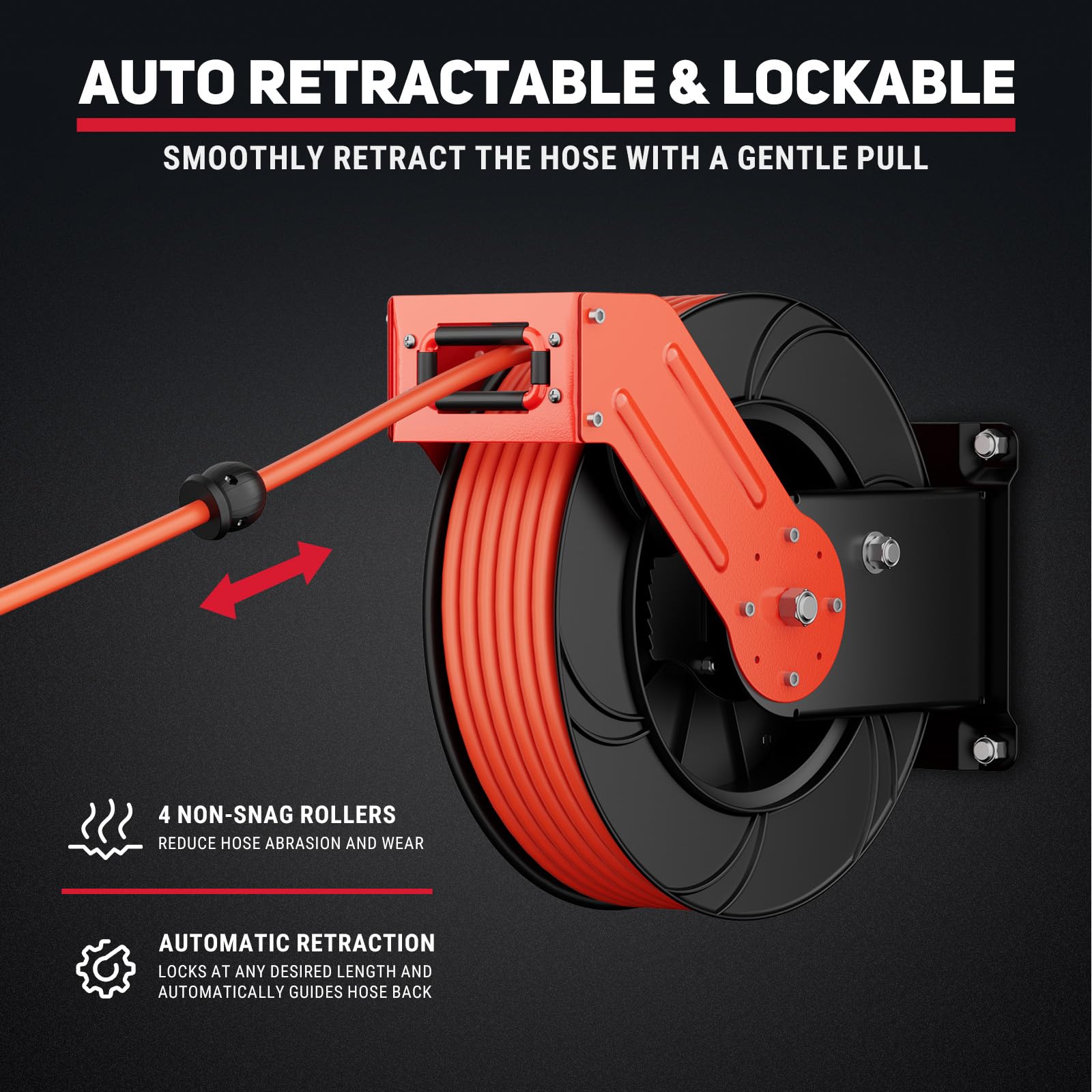 Retractable Air Hose Reel 3/8