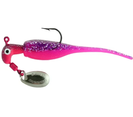 Blakemore Road Runner Slab Runners Fishing Lures with Baby Shad - Perfect for Bass Fishing in Lakes and Rivers