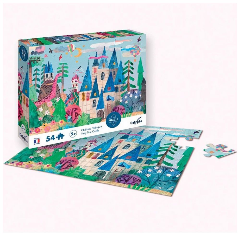 Calypto Jigsaw Puzzle - Fairy Tale Castle 54 Pieces for Kids | Educational Toy for Family Game Night & Classroom Activities