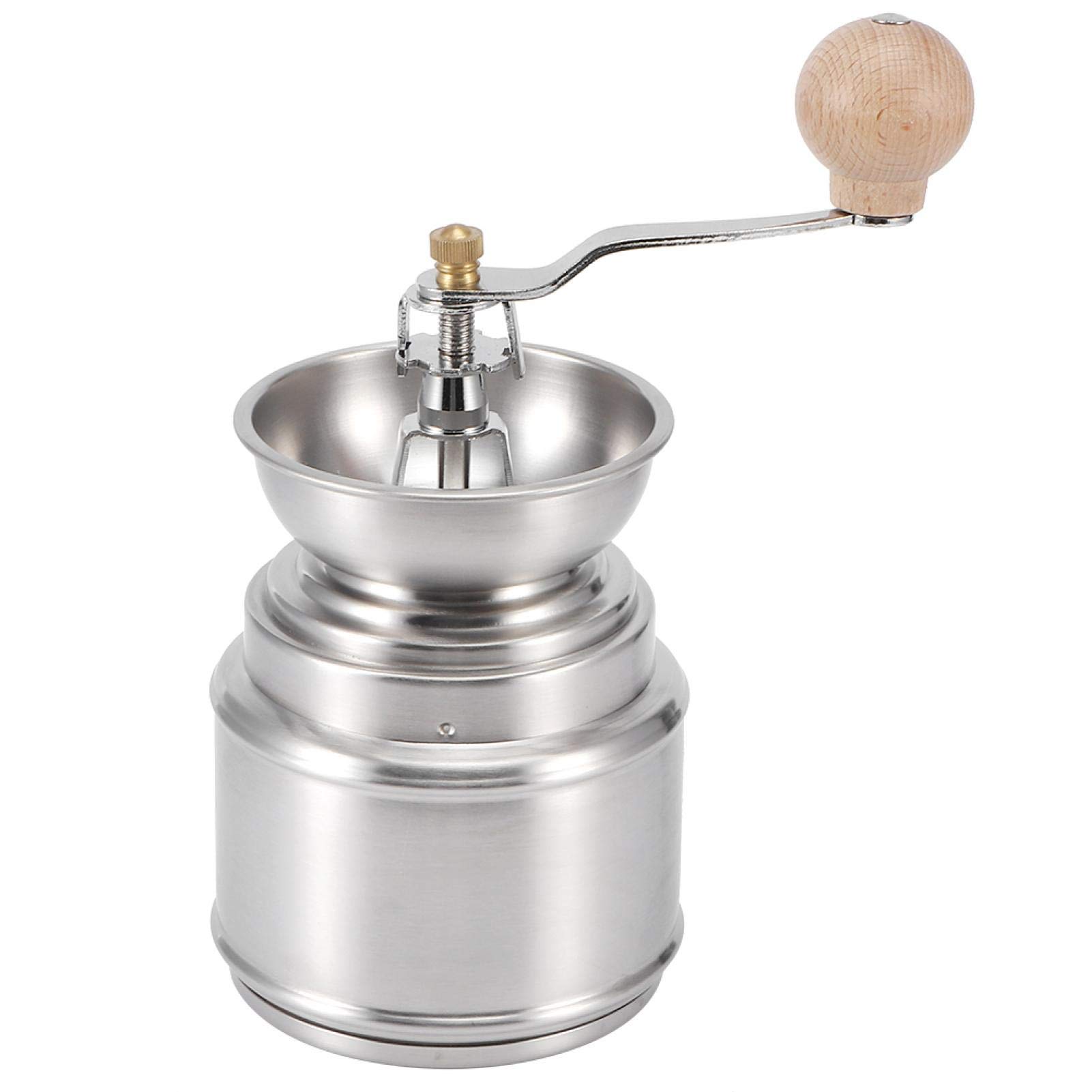 Premium Manual Coffee Grinder & Spice Mill - Adjustable Ceramic Burr for Coffee Beans, Pepper, Nuts & Spices | Portable & Durable Fiber Material | Perfect for Home, Camping & Travel Brewing