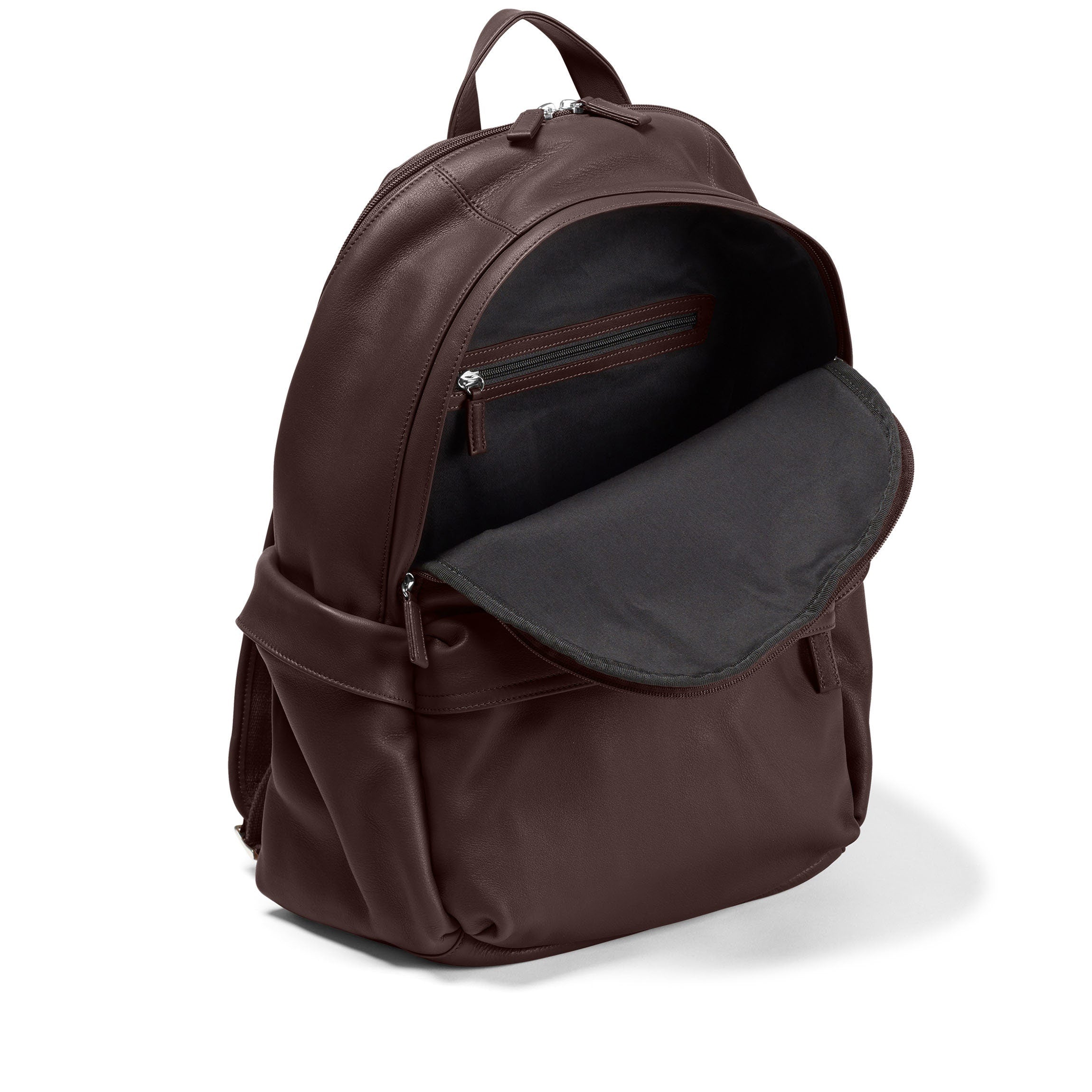 Parker Brown Leather Backpack for Men & Women - Durable Travel Laptop Bag for Work, School & Outdoor Adventures