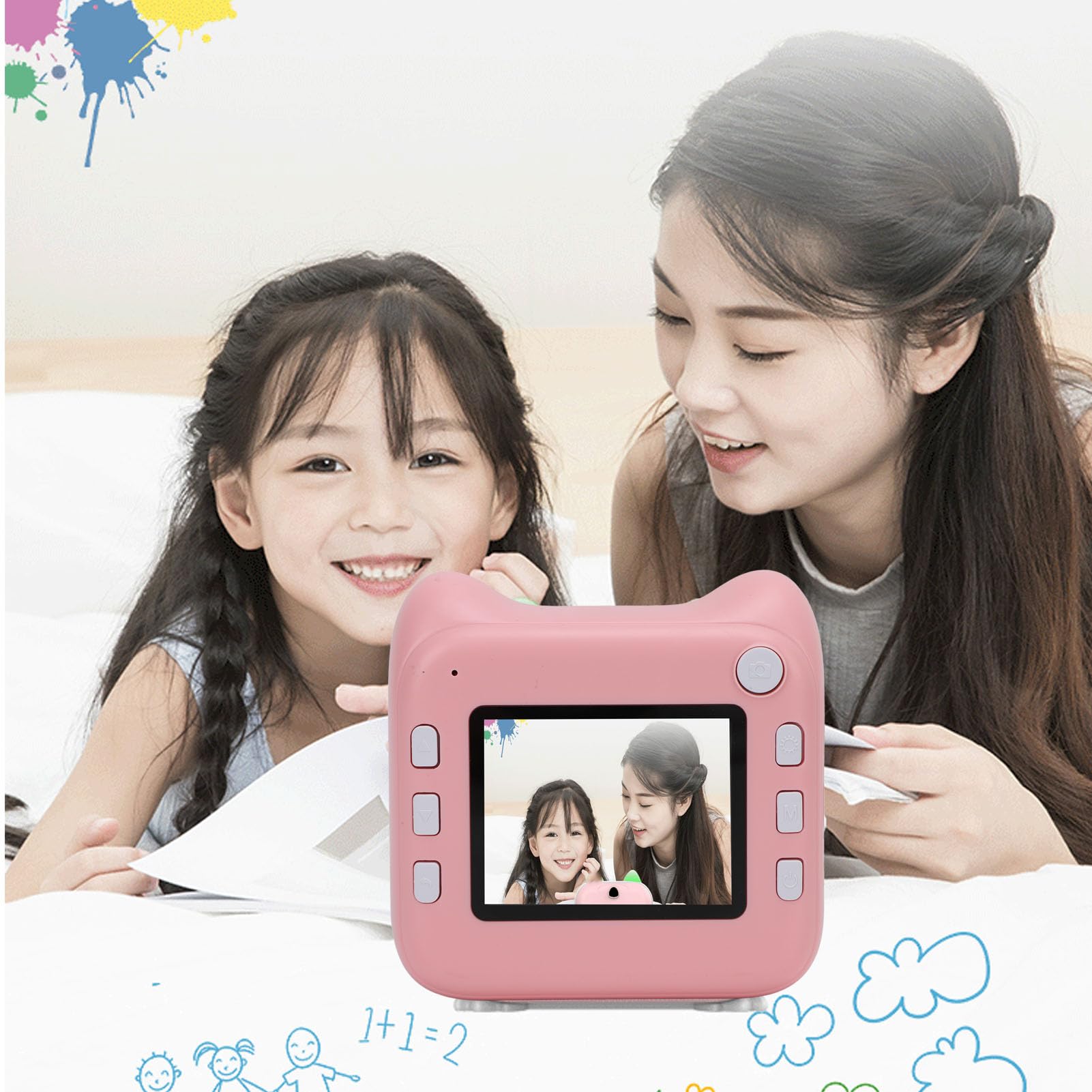 Fockety Instant Print Camera - 48MP HD Digital Camera with 2.4