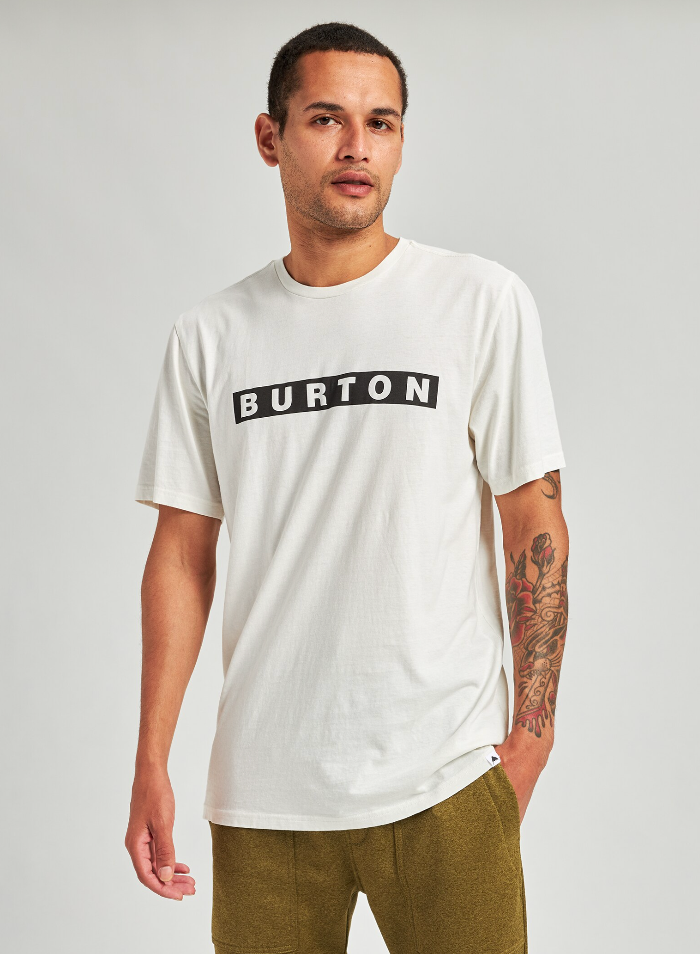 Burton Vault Short Sleeve T-Shirt for Men - Comfortable Cotton Casual Tee for Outdoor Activities, Travel and Daily Wear