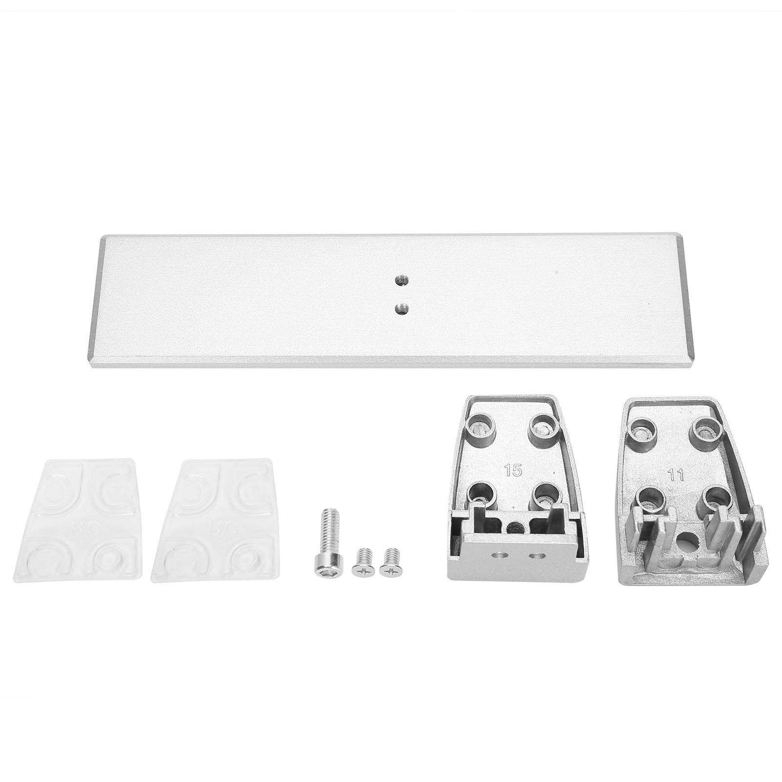 Aluminum Alloy Desk Screen Clamp - Waterproof Office Monitor Mount with Secure Clapboard Design for Workstations, Home Offices & Conference Rooms