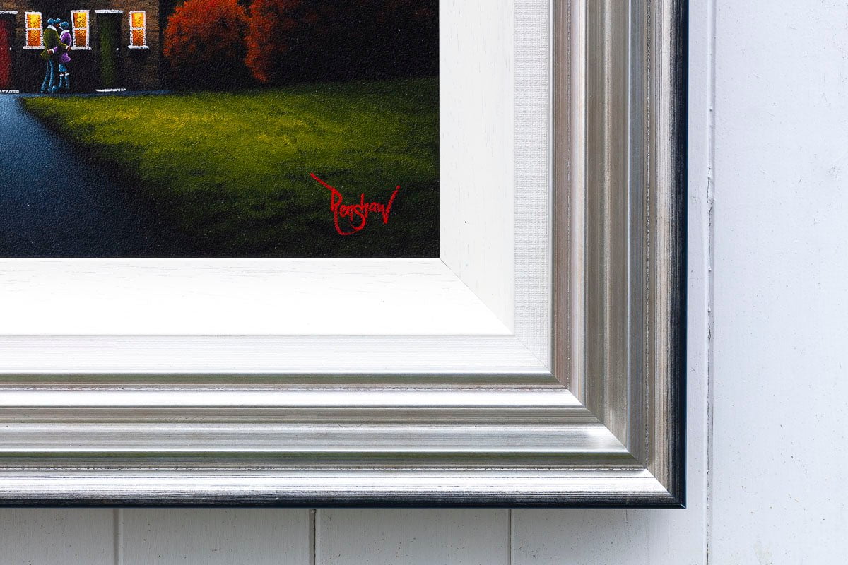 Original 'A Home Bursting With Love' Wall Art - Perfect for Living Room Decor, Housewarming Gifts & Cozy Home Aesthetics