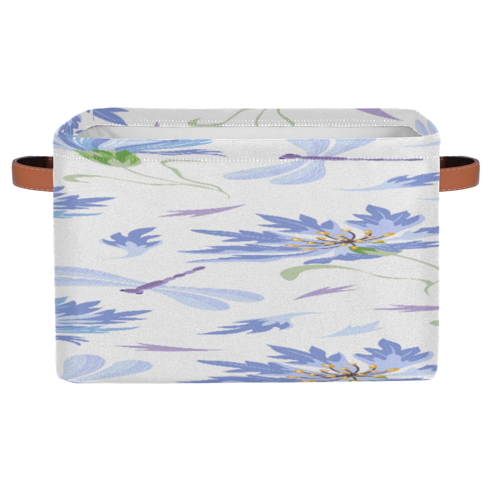 Dragonfly Floral Rectangular Storage Basket - Organizer for Car, Shelves, Bedroom, Laundry & Living Room | Perfect for Home Decor & Clutter Control