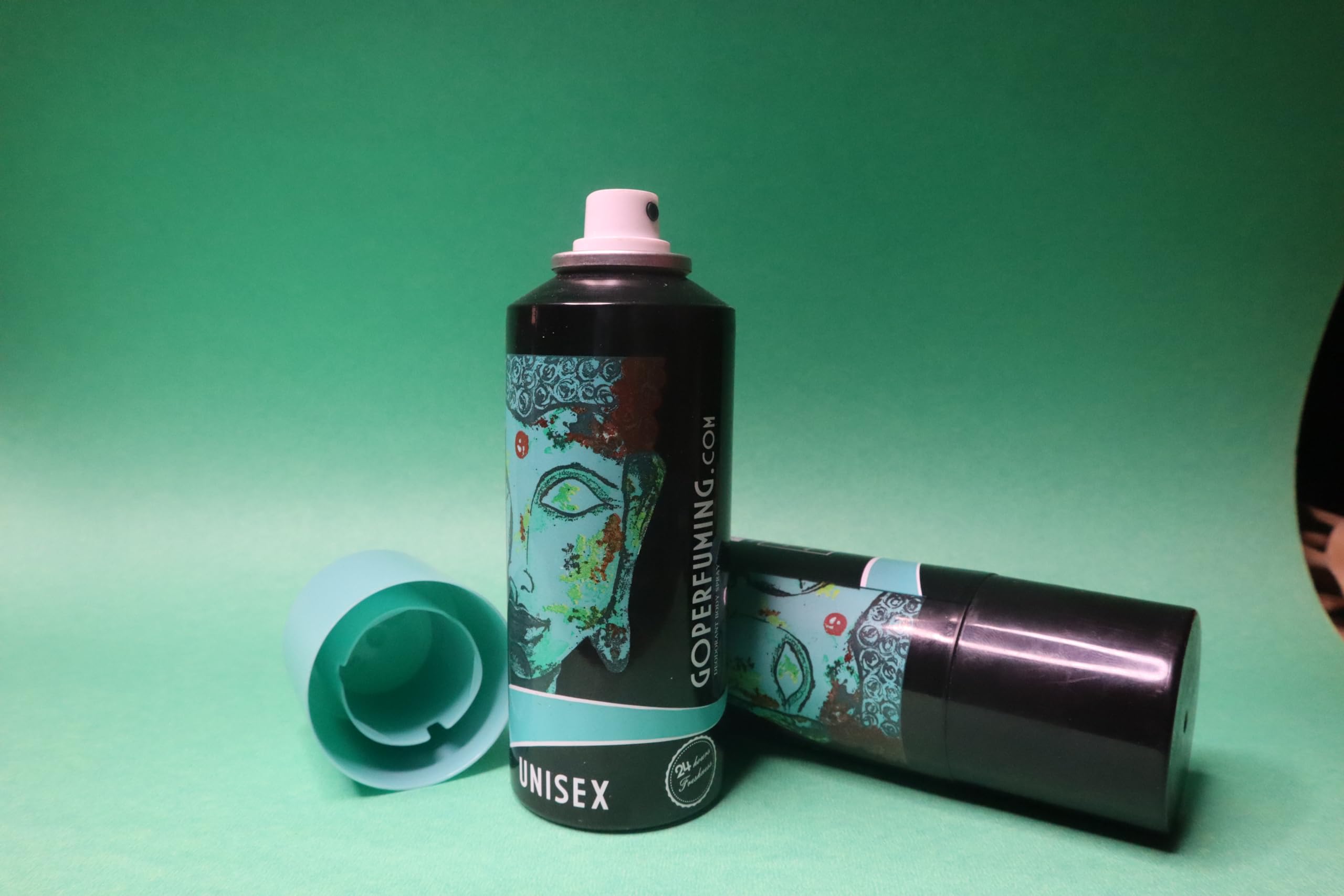 GoPerfuming Soothing & Lightning Green Body Spray for Men & Women - 150ml Fresh Long-Lasting Fragrance - Gym, Office & Date Night Cologne