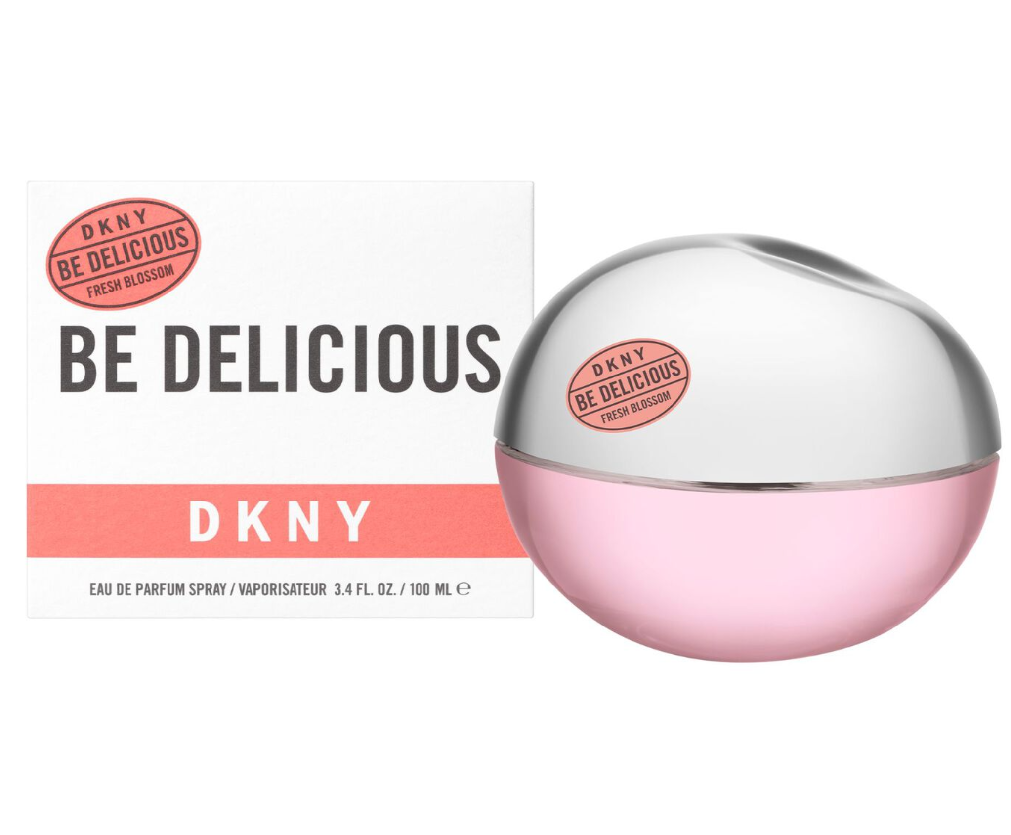 DKNY Be Delicious Fresh Blossom Women's Eau de Parfum Spray - Floral Fragrance for Day & Night Wear, Office & Date Nights