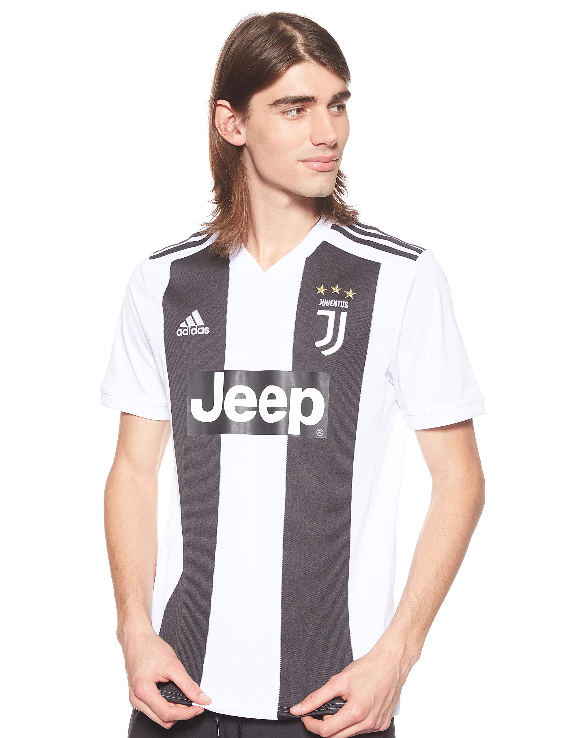 Adidas Juventus Home Jersey 2018/2019 - Authentic Football Soccer Shirt for Men, Official Team Uniform - Perfect for Matchdays, Training & Fan Support