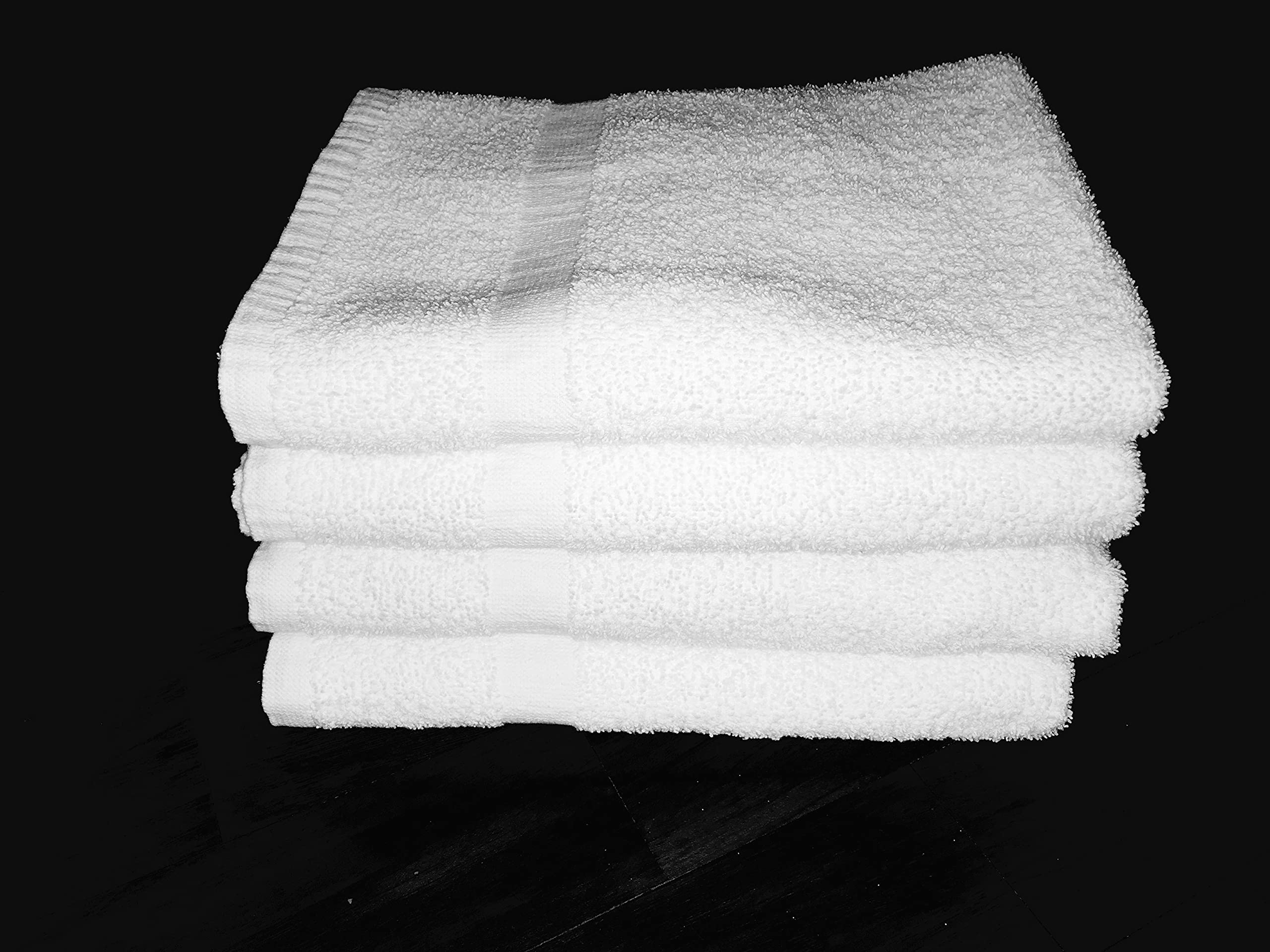 Premium 120-Piece 22x44 Inch White Bath Towels Set - Soft & Absorbent, 6# Weight - Perfect for Hotels, Spas, Gyms & Home Bathrooms