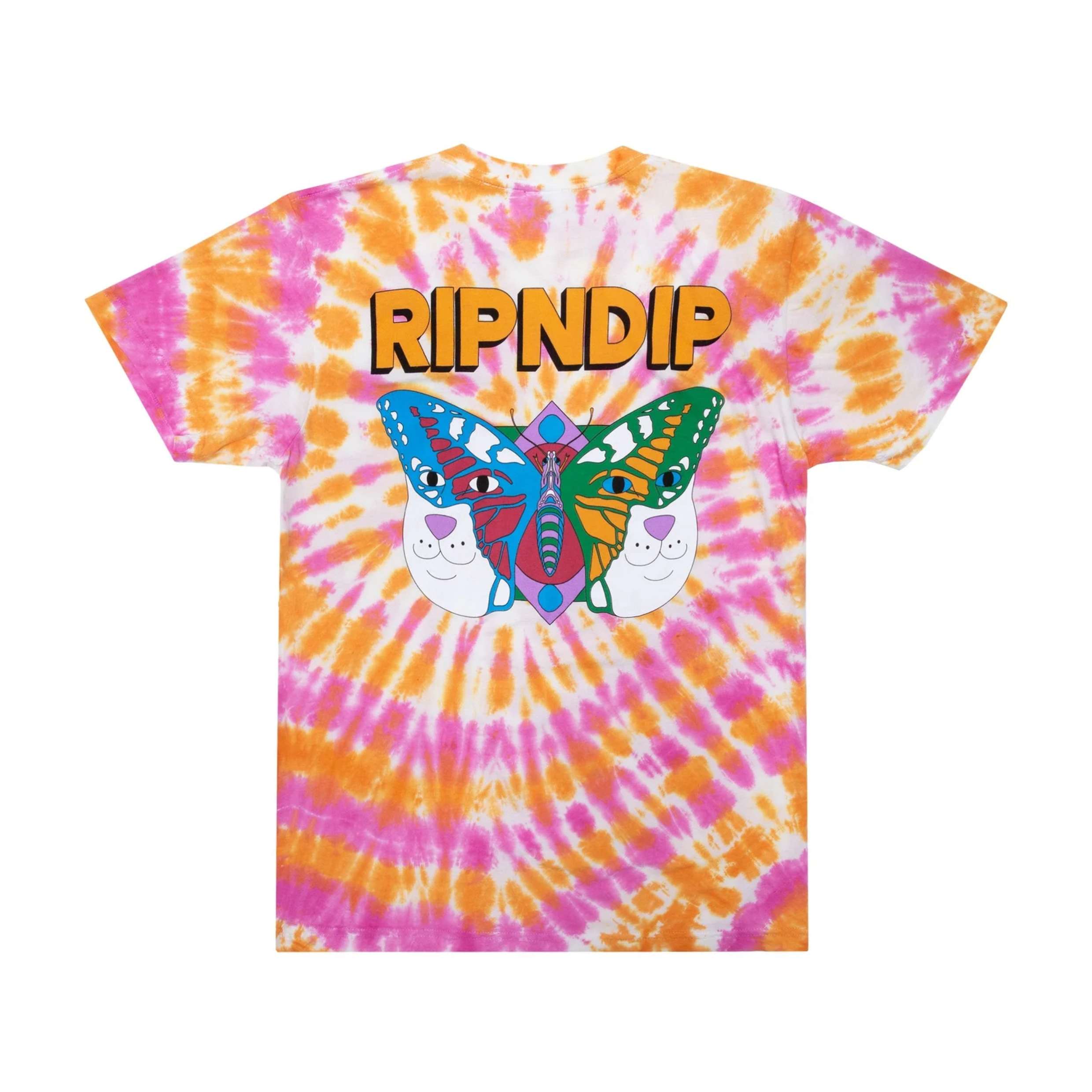 PINK AND ORANGE DYE