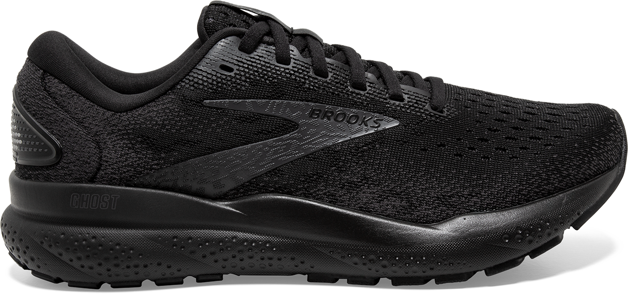 Nike Women's Ghost 16 Running Shoes - Black/Black/Ebony | Lightweight Cushioned Sneakers for Jogging, Gym Workouts & Everyday Wear