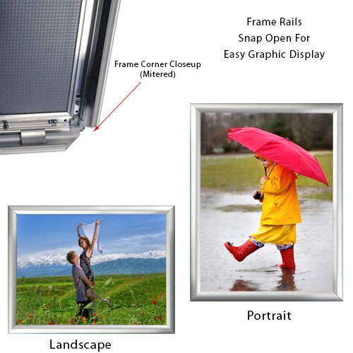 24x36 Snap Frame Poster Sign Frames - 1