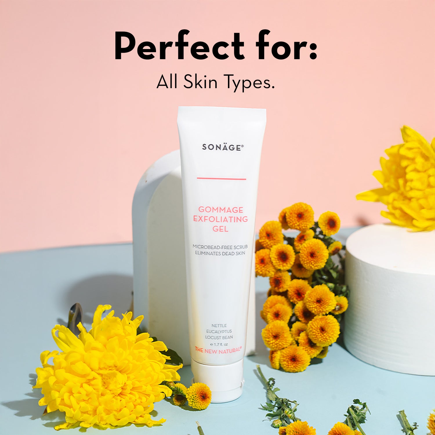 Gommage Exfoliating Gel® - Gentle Face & Body Exfoliator for Smooth Skin | Organic Peel-Off Mask for Blackhead Removal & Dead Skin Cell Renewal | Perfect for Daily Skincare Routine & Spa Treatments