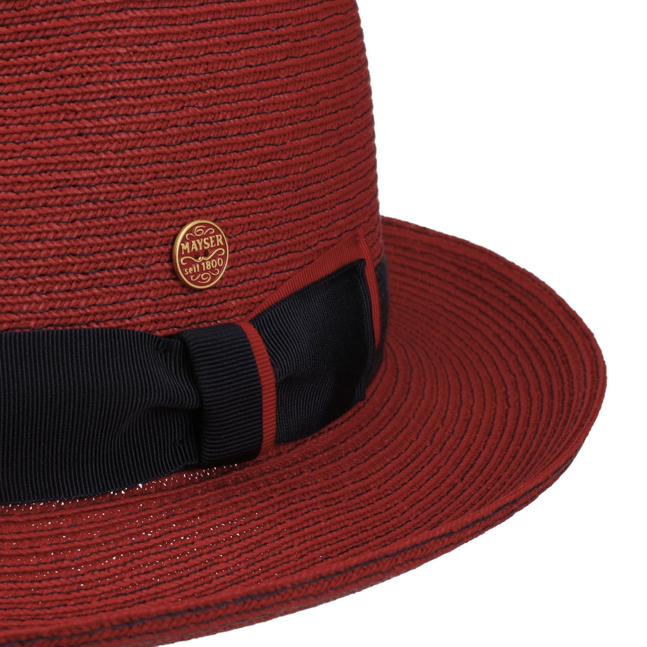 Stylish Samuel Livorno Fedora Straw Hat by Mayser - Perfect for Summer Outings, Beach Vacations & Outdoor Events