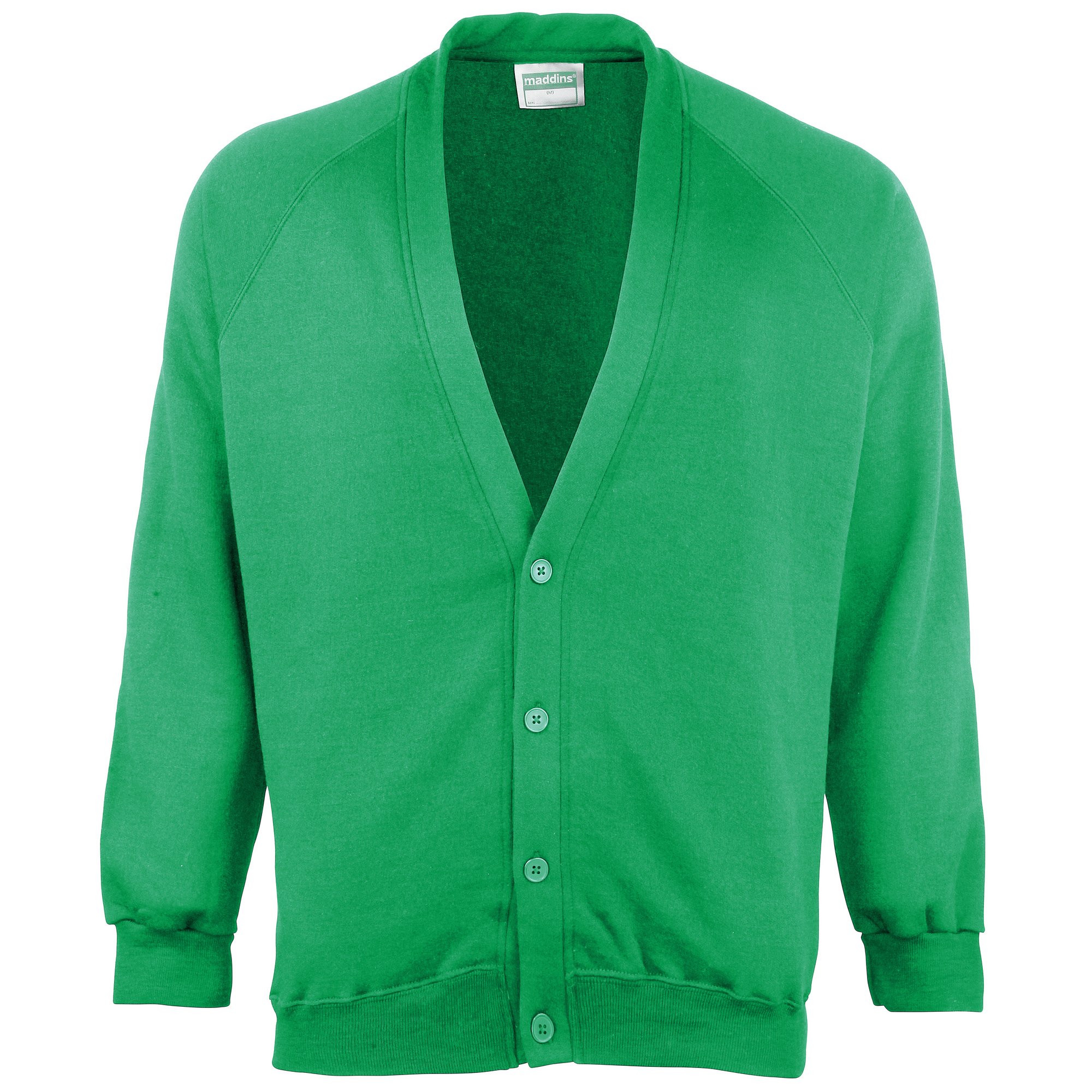 Kids Unisex Colorsure Cardigan - Soft & Stylish Schoolwear (24 Months, Emerald Green) - Perfect for School, Playdates & Family Outings