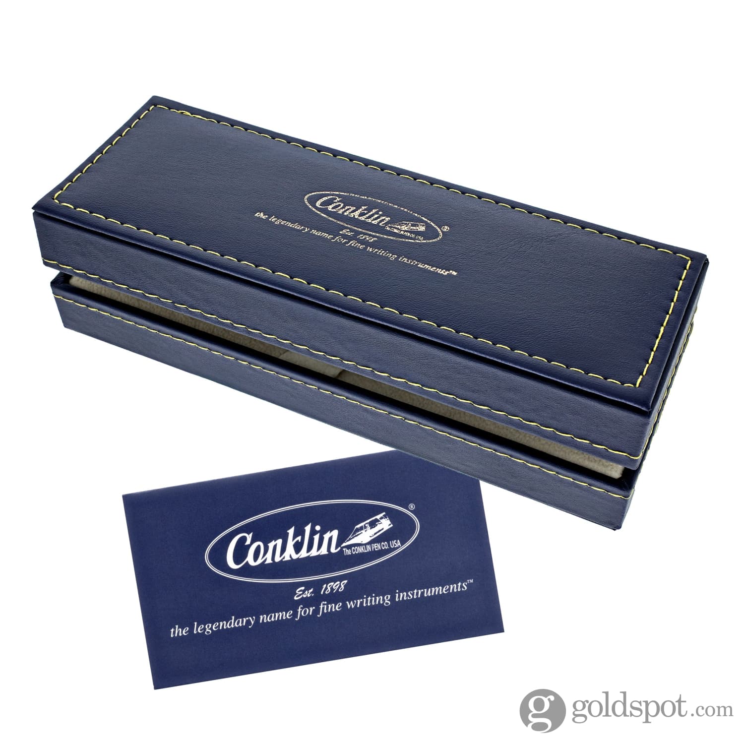 Conklin Herringbone Signature Fountain Pen - Premium Silver Fountain Pen for Writing, Calligraphy & Collecting - Perfect for Office, Gifts & Special Occasions