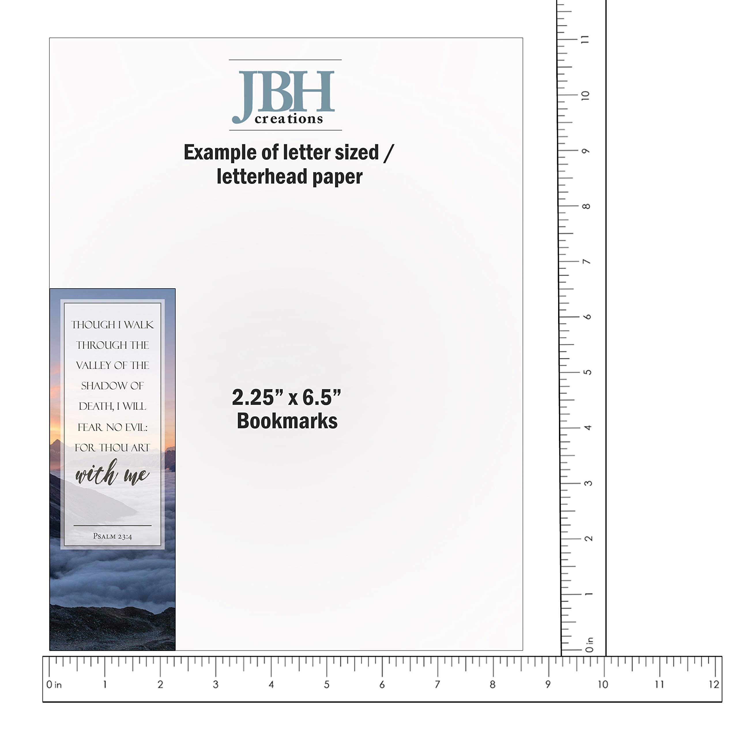 Be Not Afraid Bible Verse Bookmarks - Pack of 48 Religious Gift for Church, Bible Study & Christian Encouragement